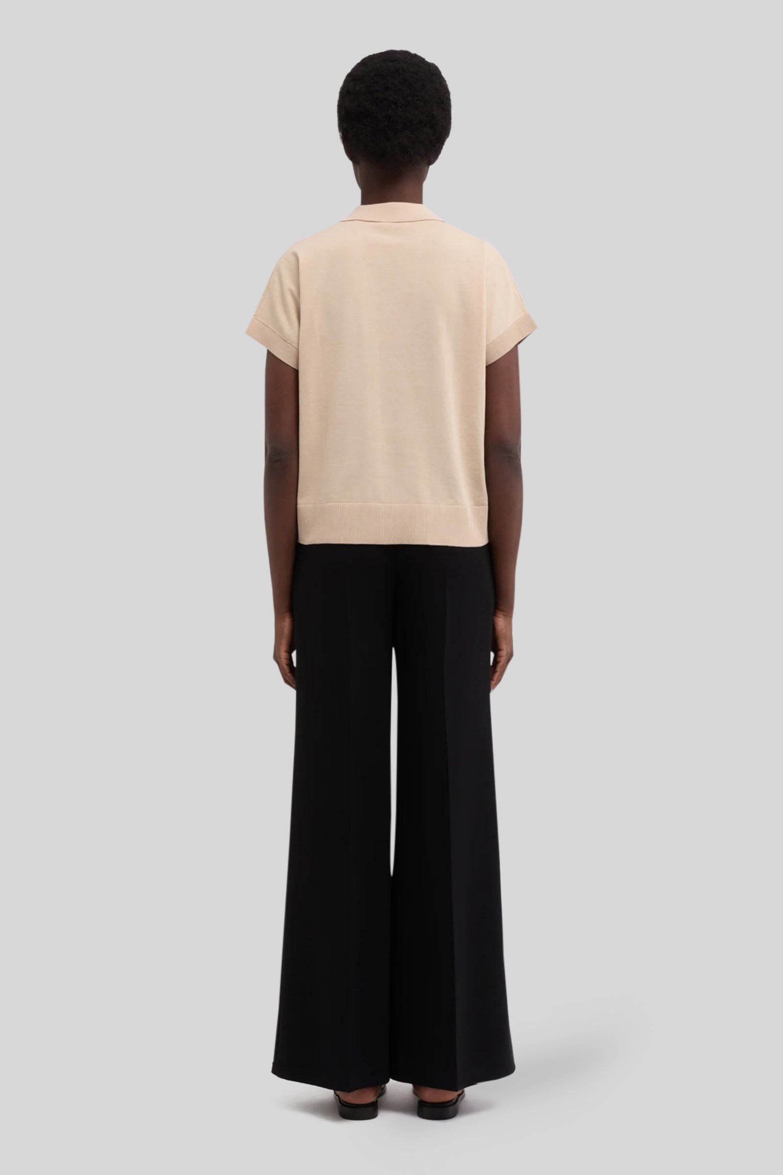 V-neck Knit Polo - 3