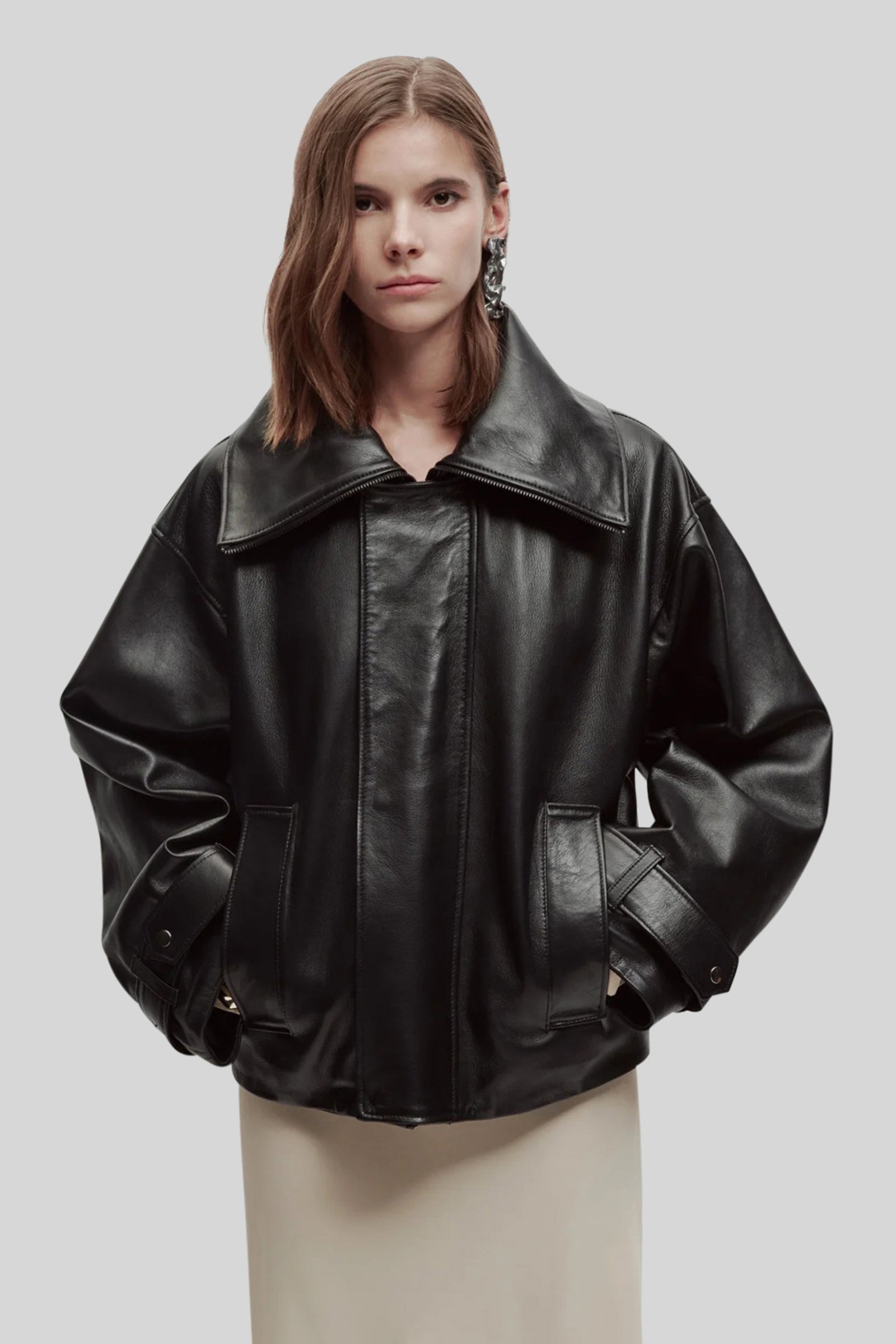 Felicia Leather Jacket - 1