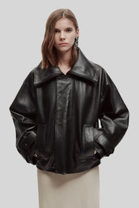 Felicia Leather Jacket erika cavallini