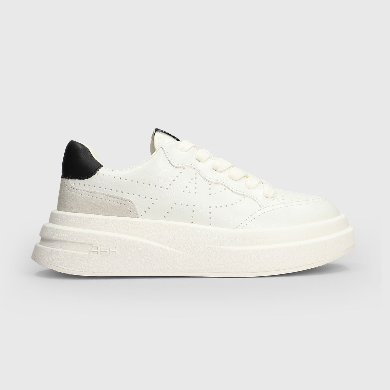 Sneakers Impuls Pelle Bianco/Nero Ash - 6