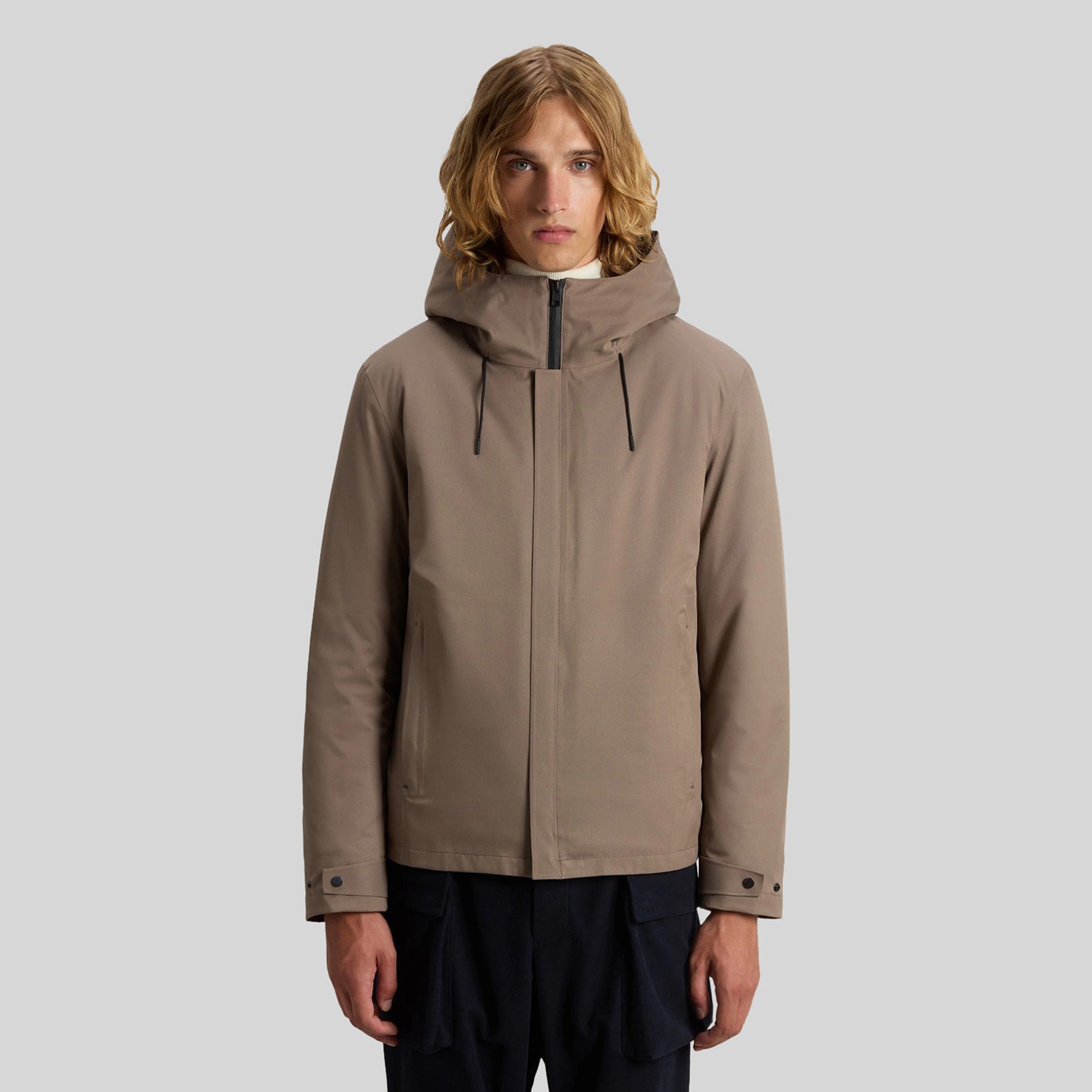Woolrich Giubbotto Crestmont 3 In 1 Tortora Uomo - 8