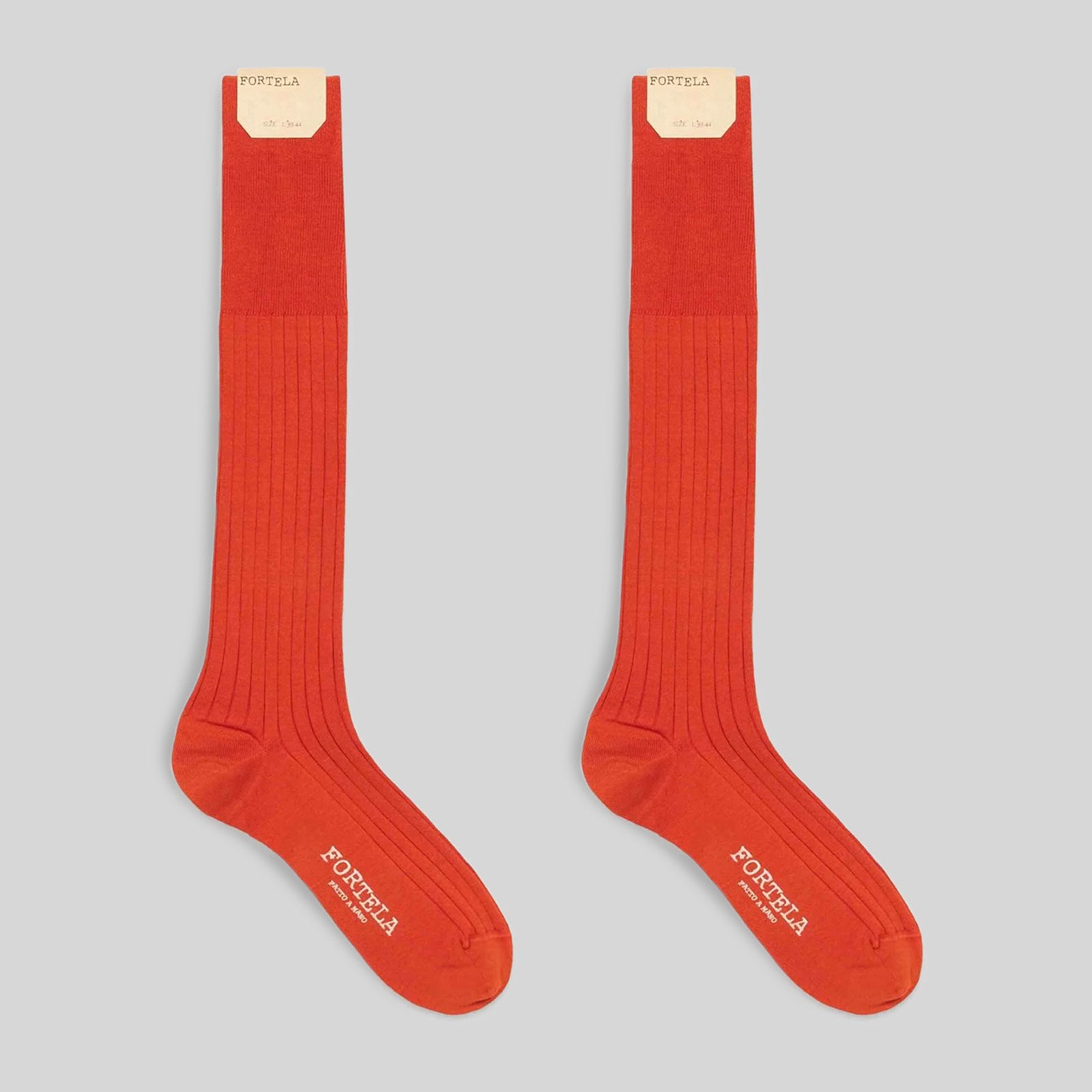 Fortela Calzino Filo Scozia Arancio Unisex - 2