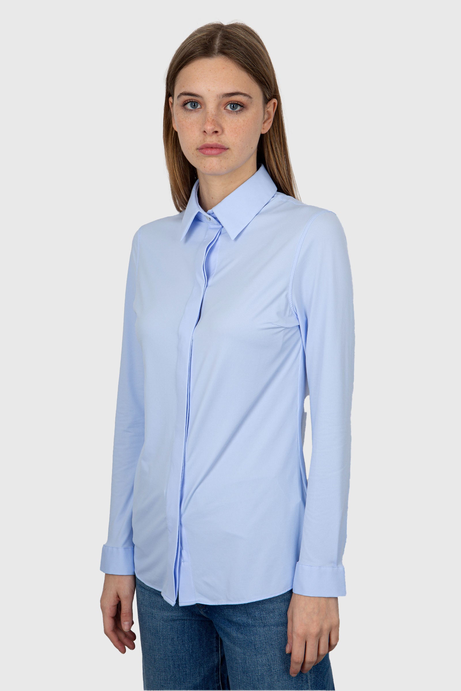 RRD Oxford Plain Shirt Synthetic Sky Blue - 3
