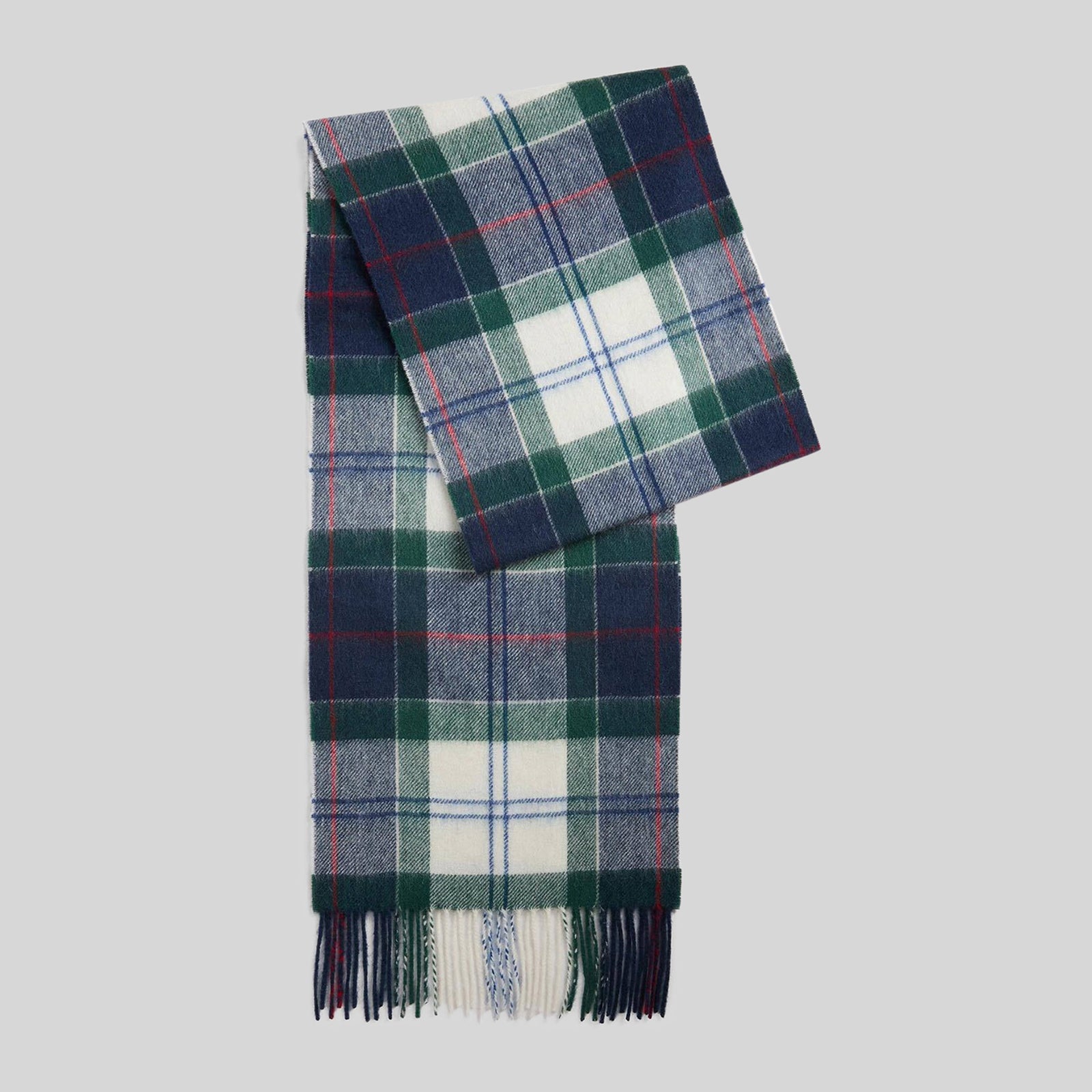 Barbour Sciarpa Evergreen Tartan Verde/blu Unisex - 4