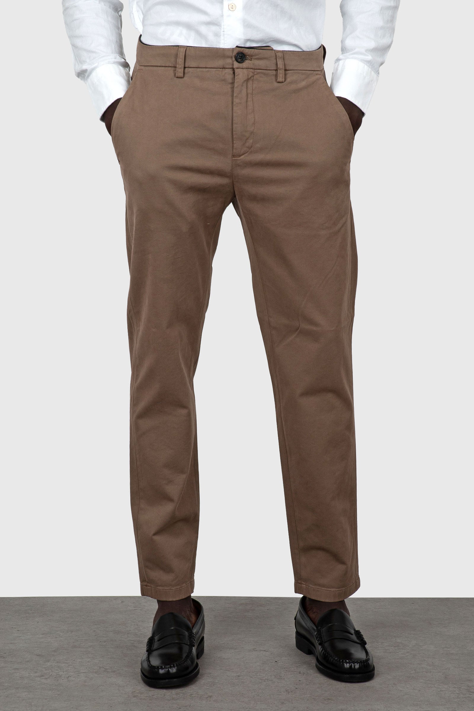 Department Five Pantalone Prince Crop Tortora Uomo - 1