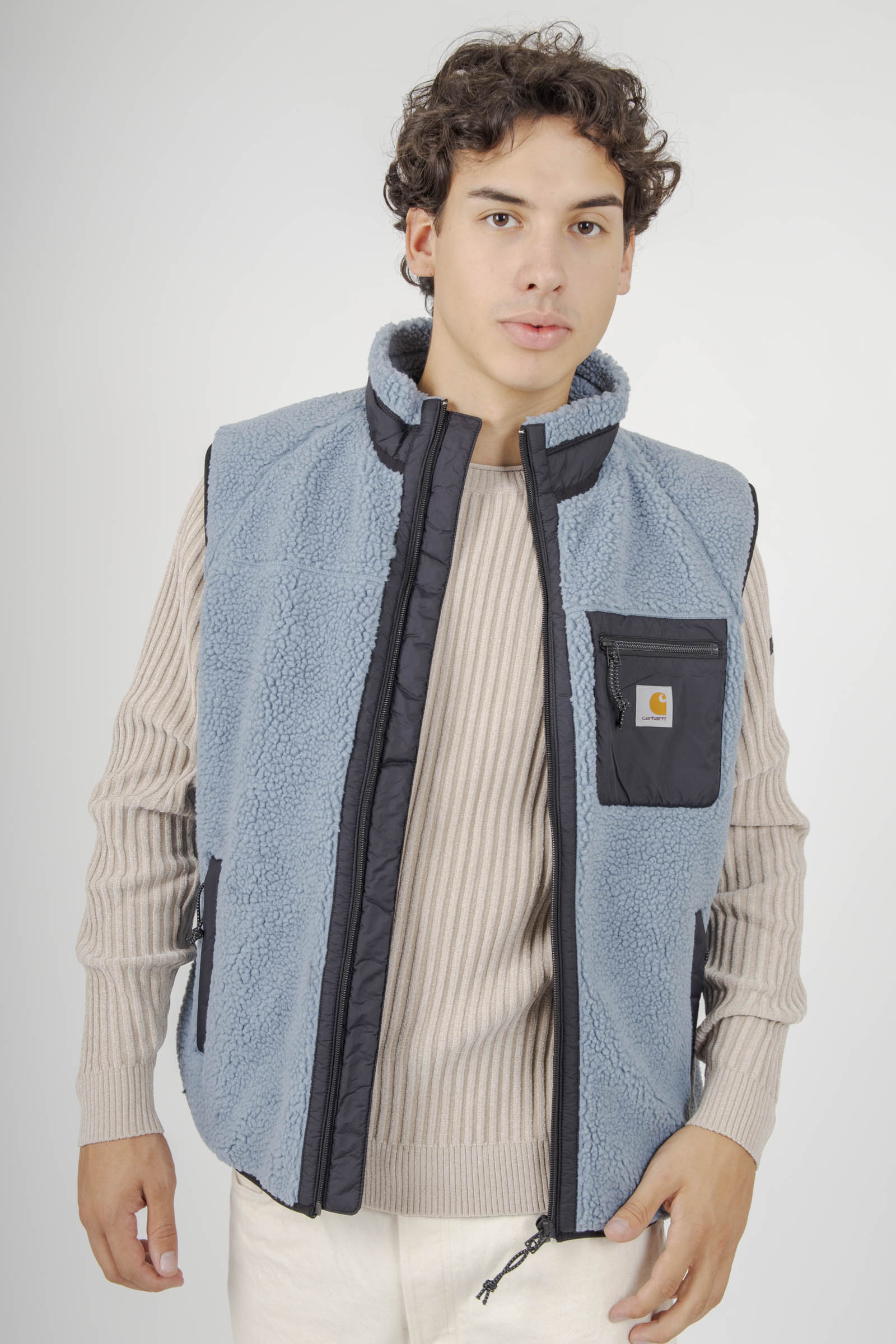 Carhartt Wip Prentis Vest Liner Carta Zucchero Uomo - 6