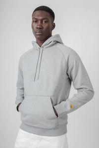 Carhartt Wip Hooded Chase Sweatshirt Grigio Uomo carhartt wip