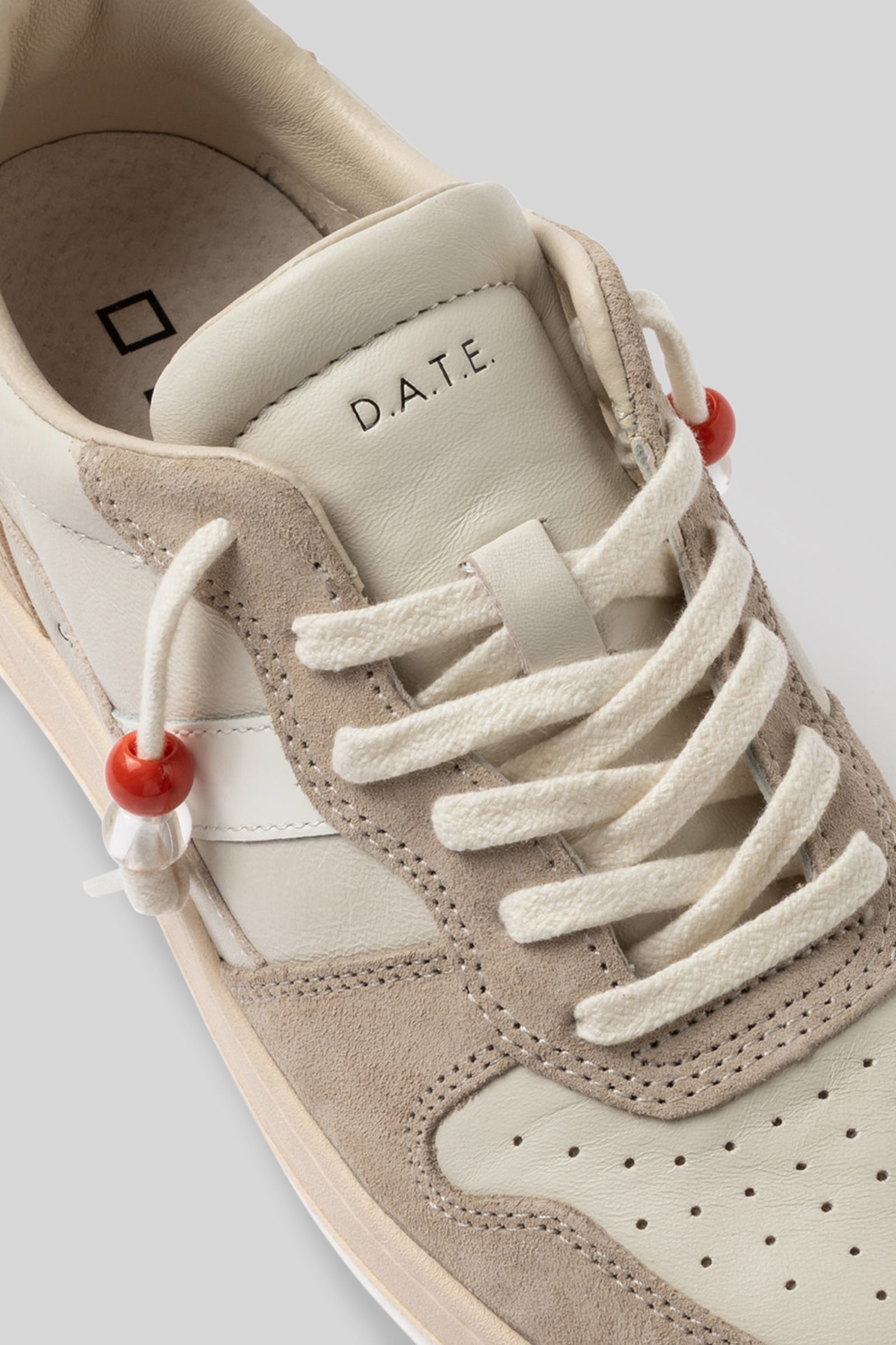 D.a.t.e. Sneaker Court 2.0 Vintage Calf Avorio Donna - 4