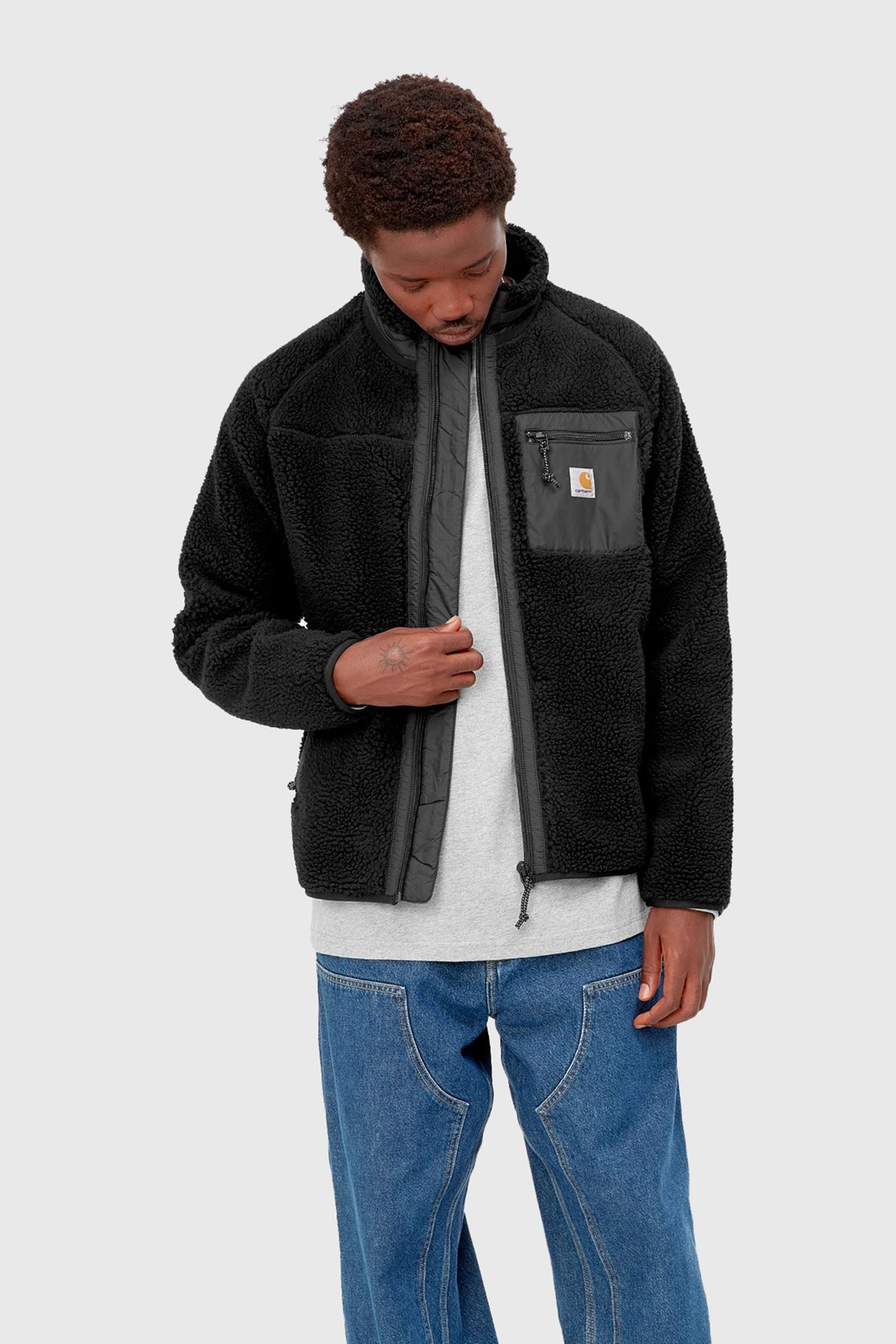 Carhartt Wip Prentis Liner Nero Uomo - 2