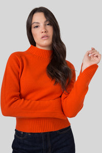 Absolut Cashmere Maglia Rebecca Arancio Donna absolut cashmere