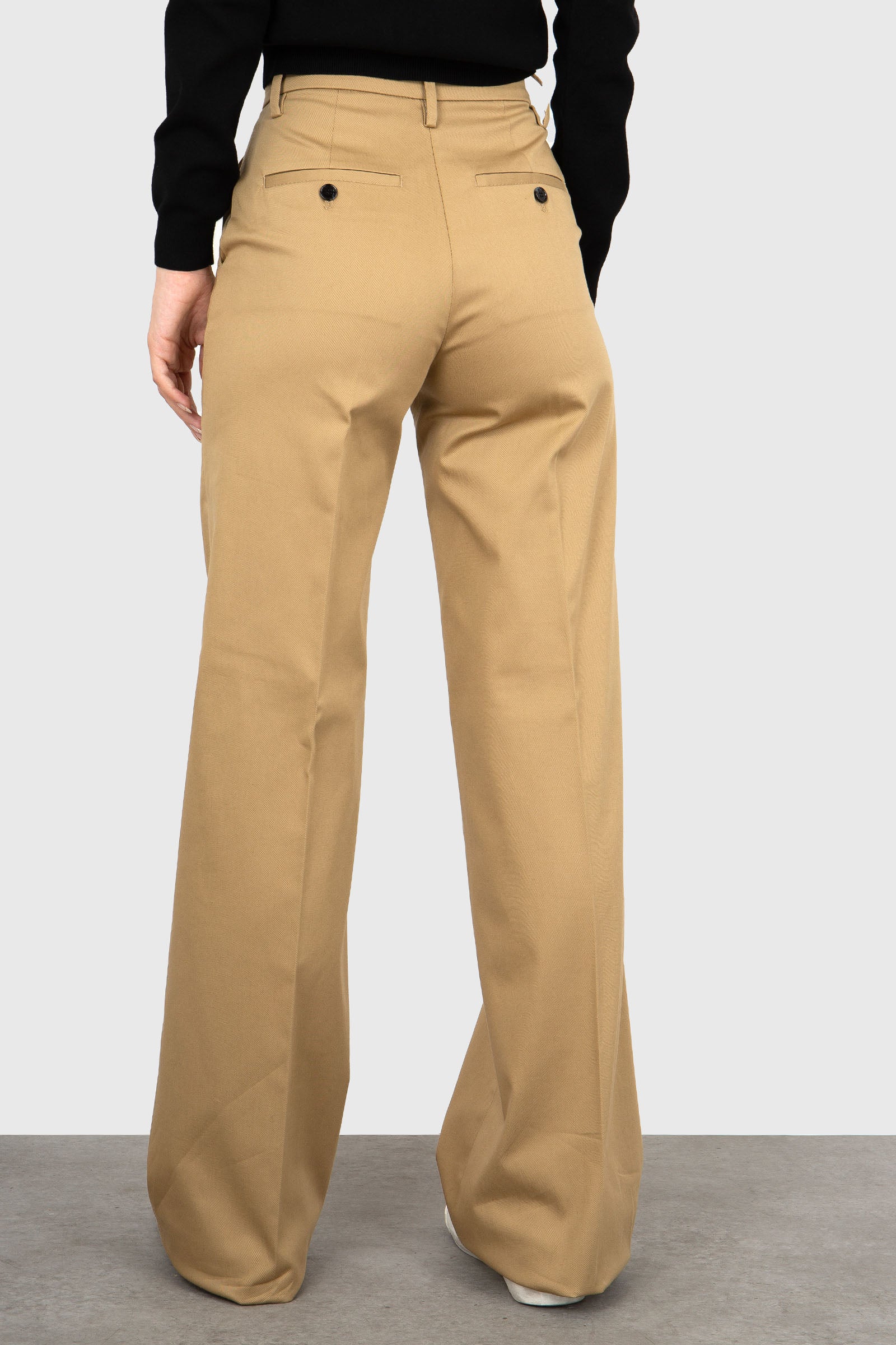 Department Five Pantalone Palazzo Misa Khaki Donna - 5