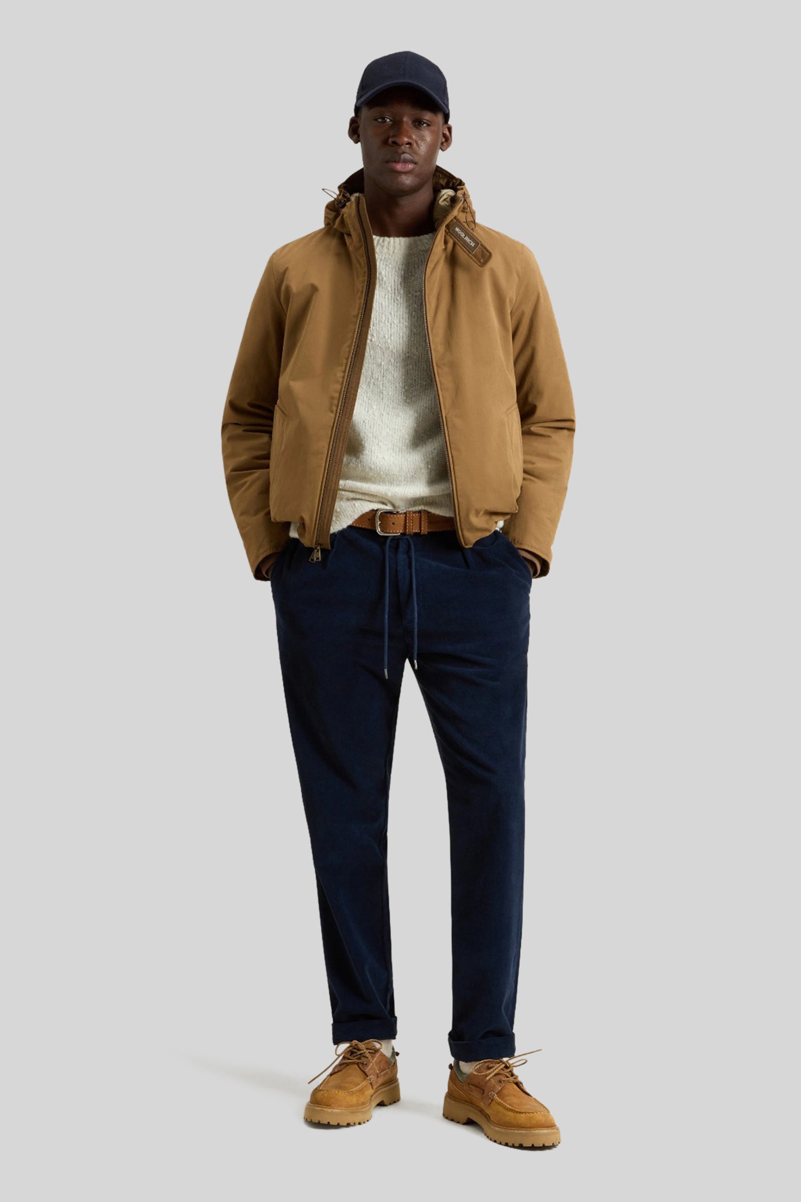 Woolrich Mountain Cloth Pacific Jacket Caffe' Uomo - 7