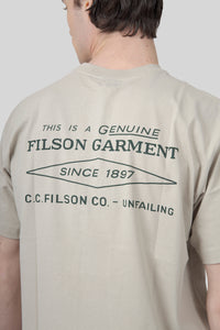 Filson T-shirt Diamond Graphic Tortora Uomo filson