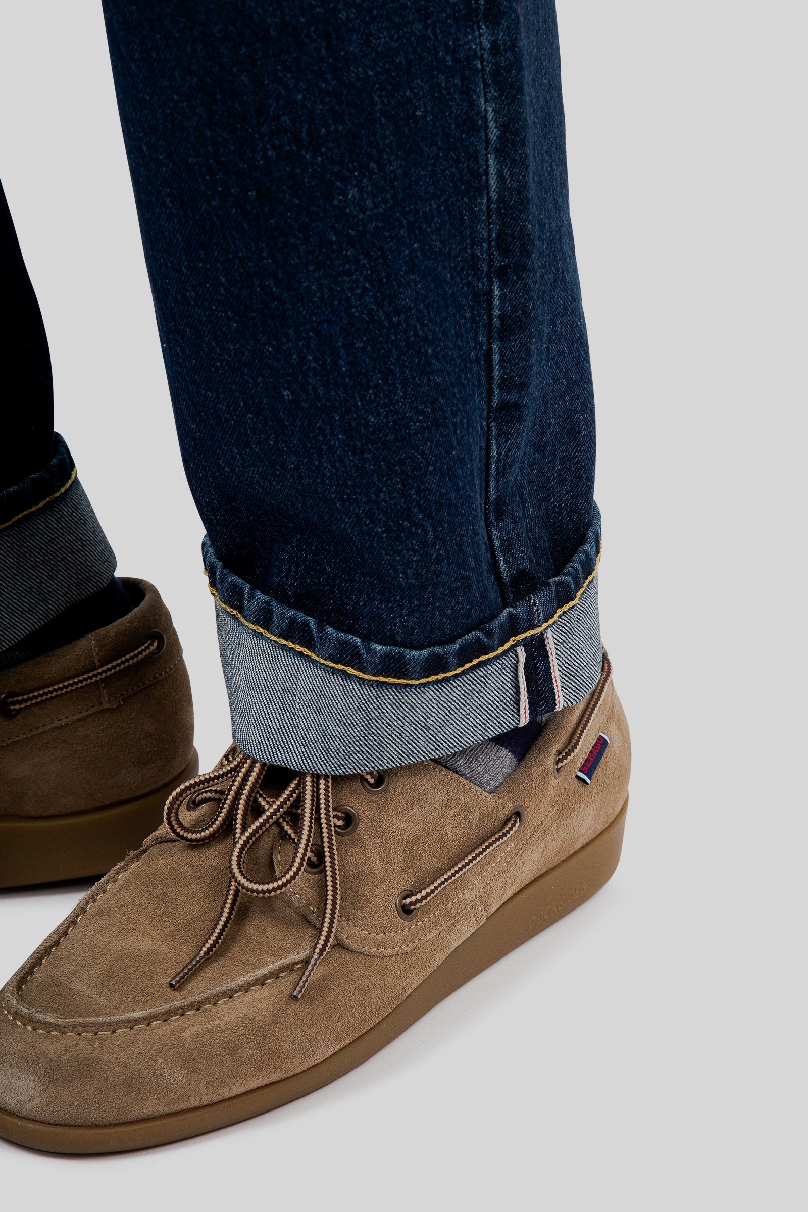 Tela Genova Jeans Rodolfo Selvedge Faded Blu Medio Uomo - 4
