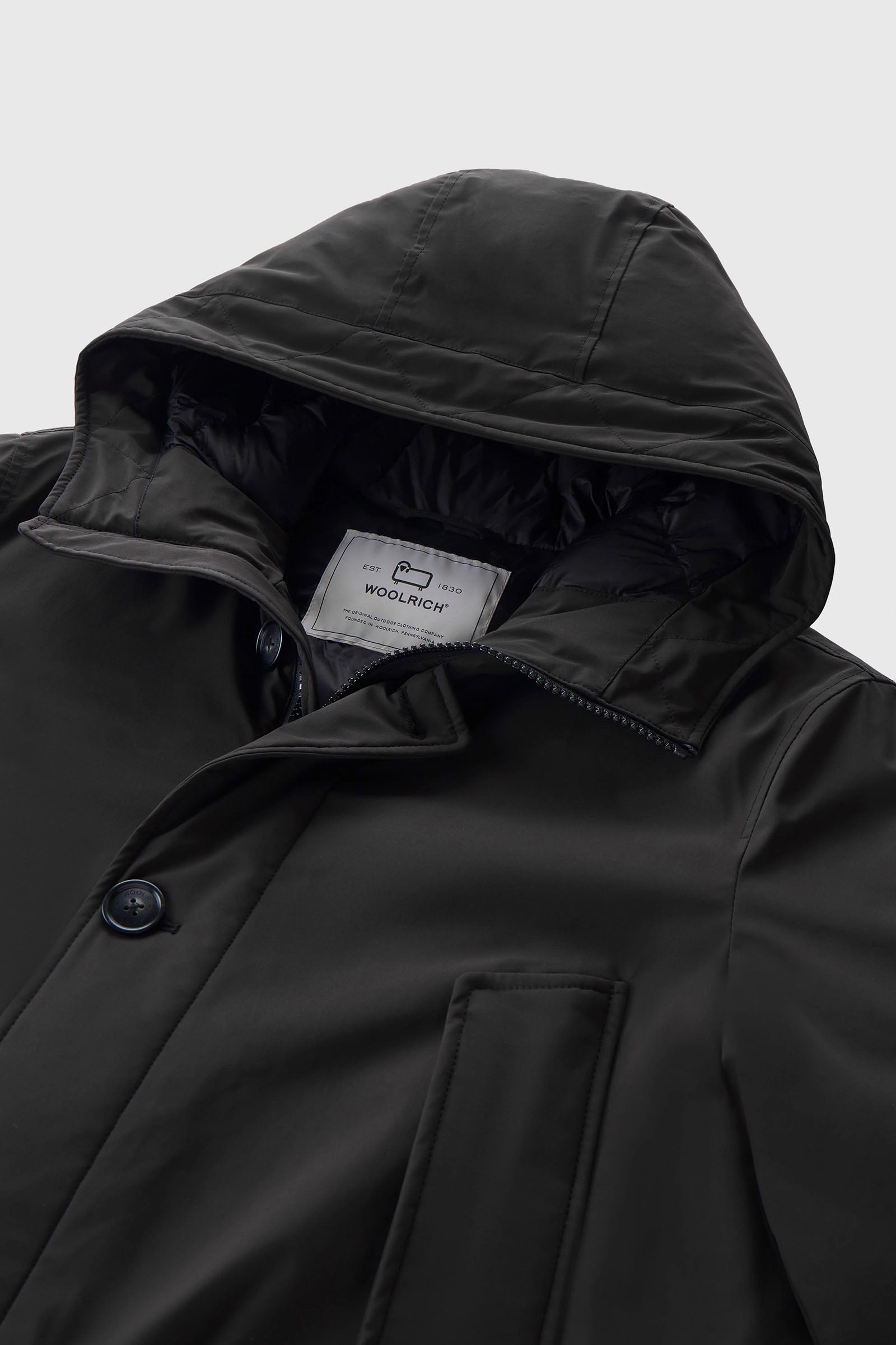 Woolrich Arctic Stretch Down Parka Nero Uomo - 6