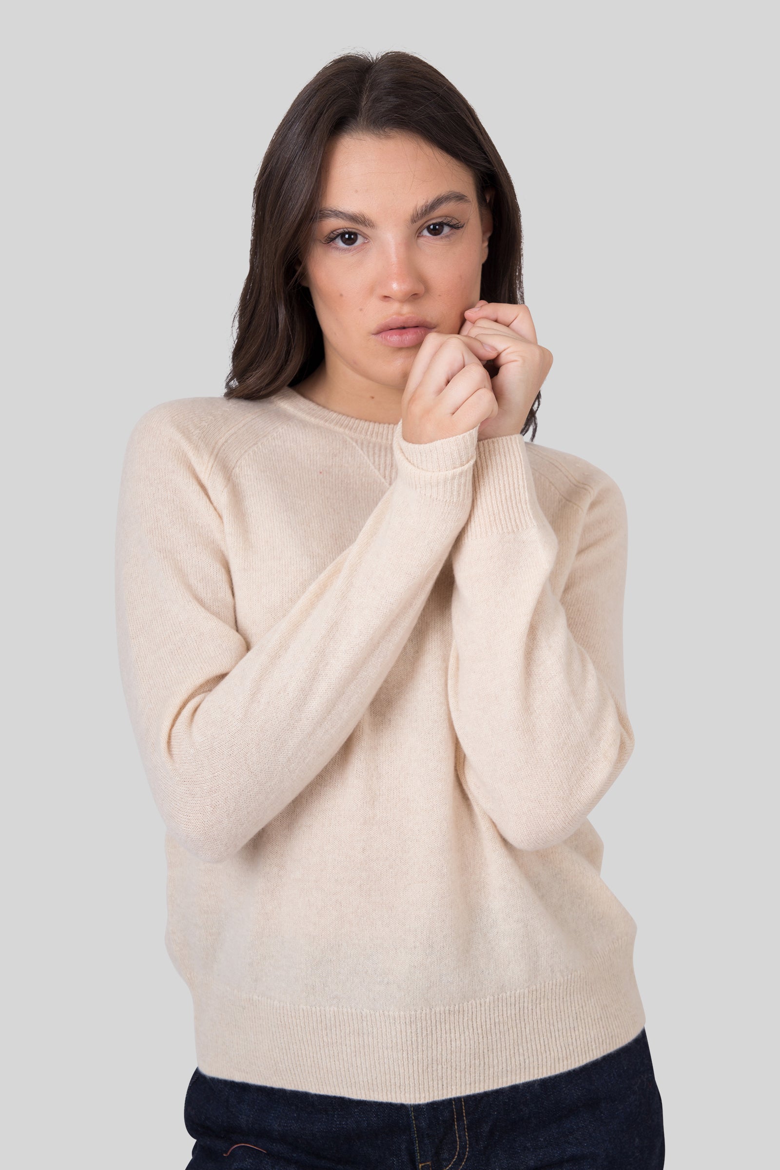 Absolut Cashmere Maglia Martika Ecru Donna - 1