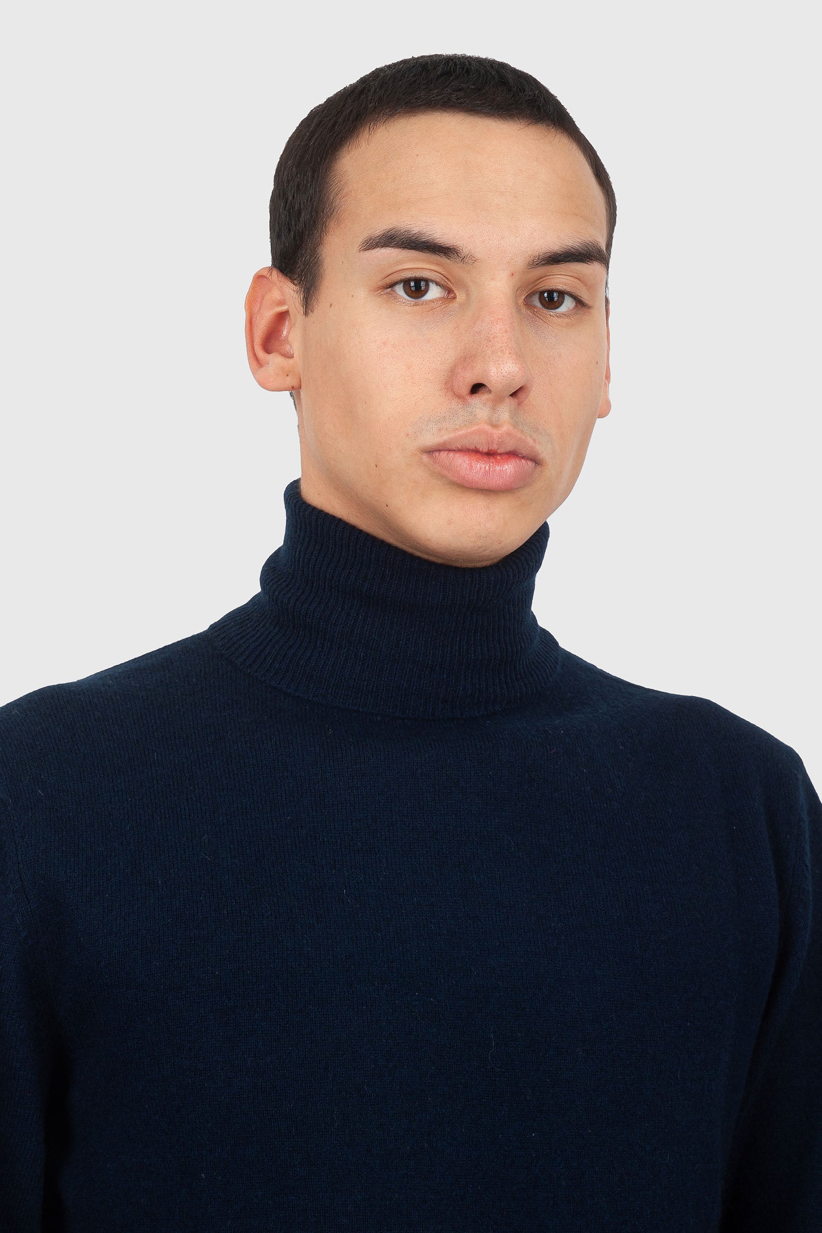 Absolut Cashmere Maglia Dolcevita Staff Blu Navy Uomo - 1