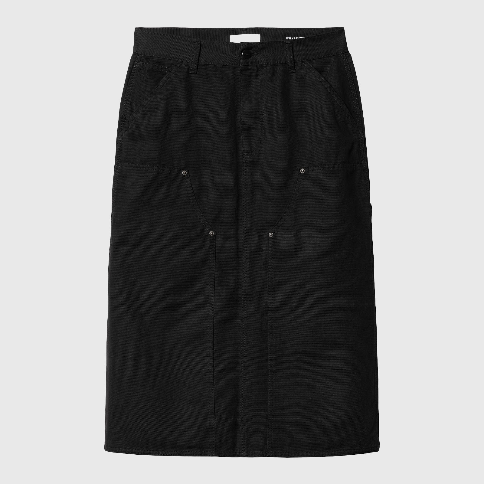 Carhartt Wip W' Double Knee Skirt Nero Donna - 3