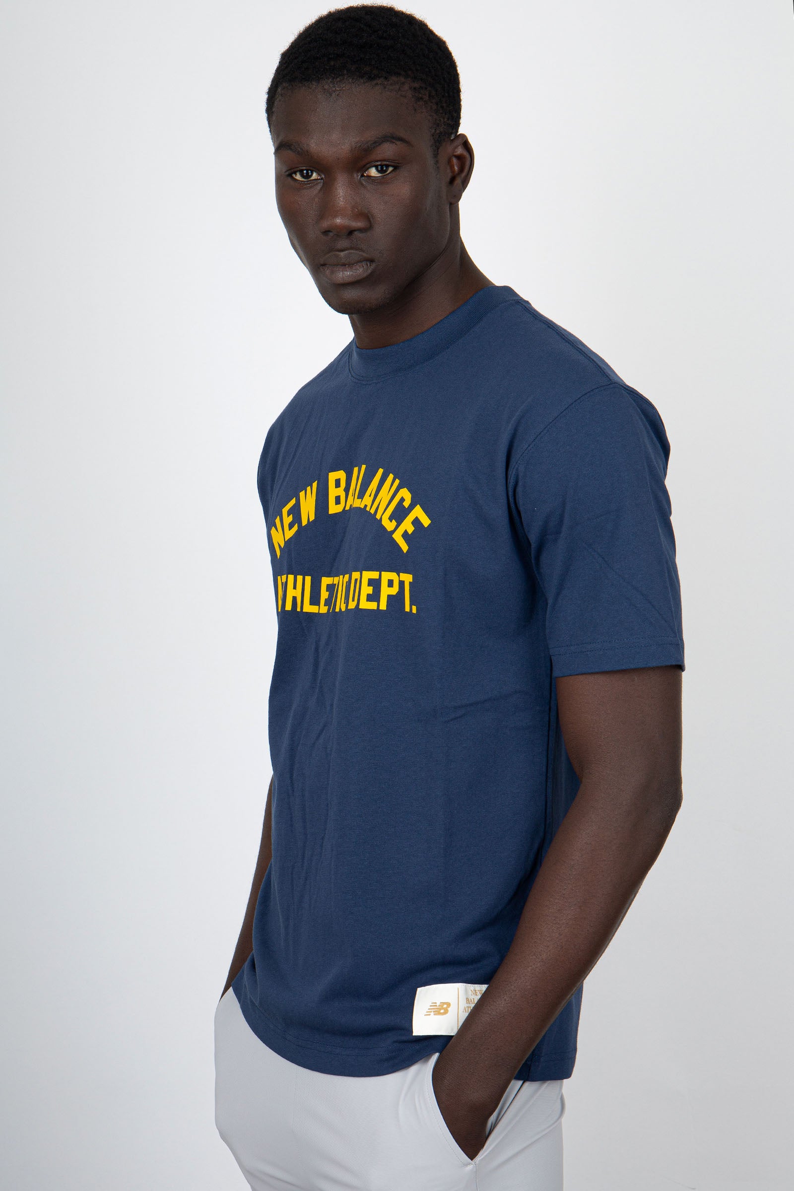 New Balance T-Shirt Sportswear Greatest Hits Cotone Blu Navy - 3