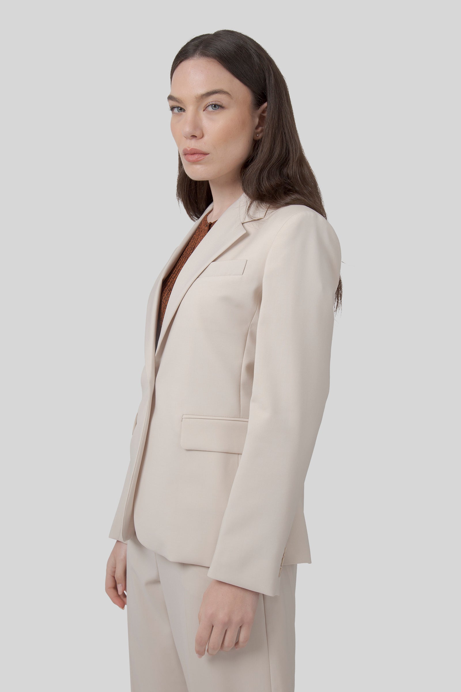 Stretch Wool Blazer - 3