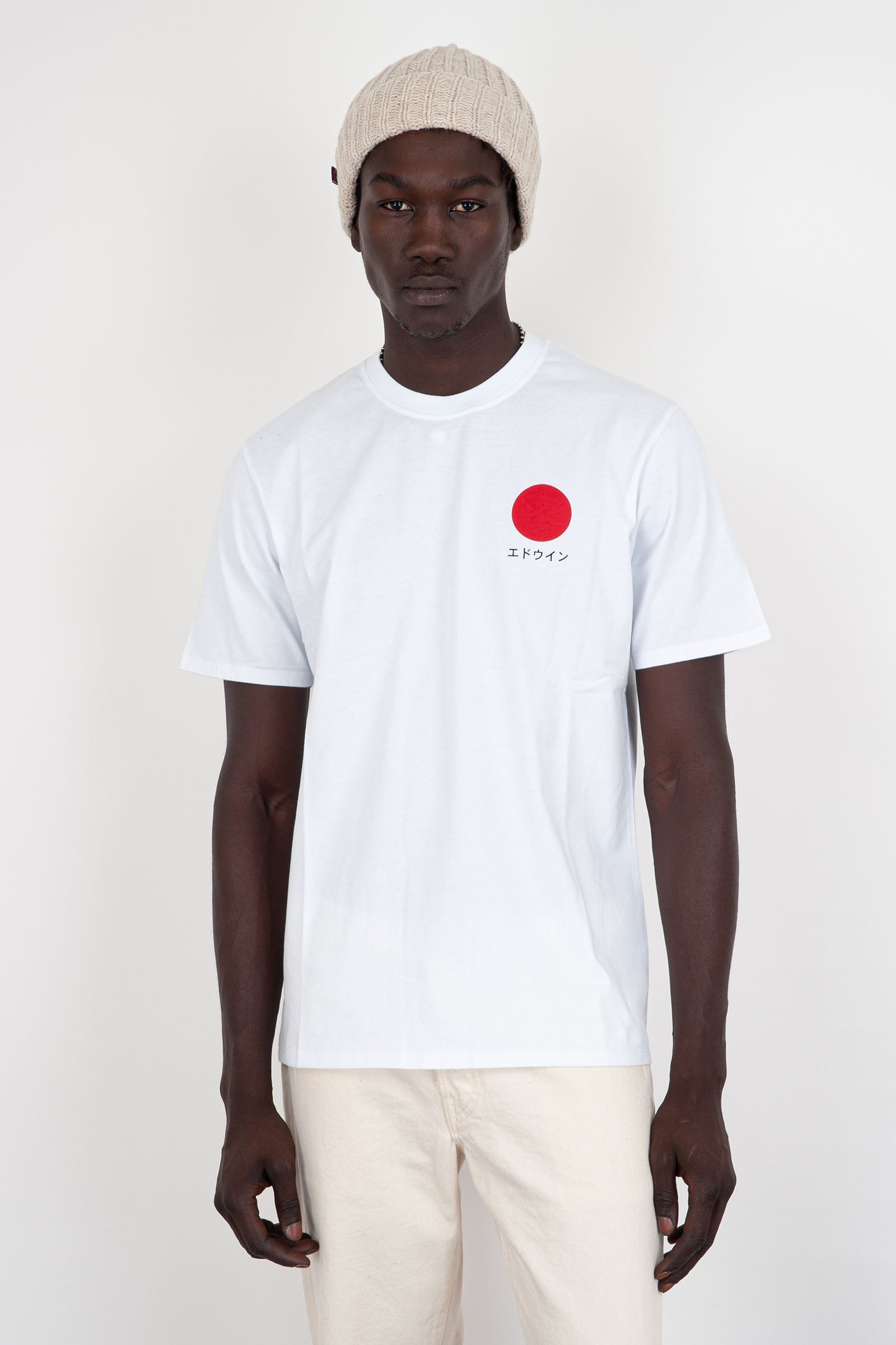 Edwin T-shirt Japanese Sun Bianco Uomo - 2