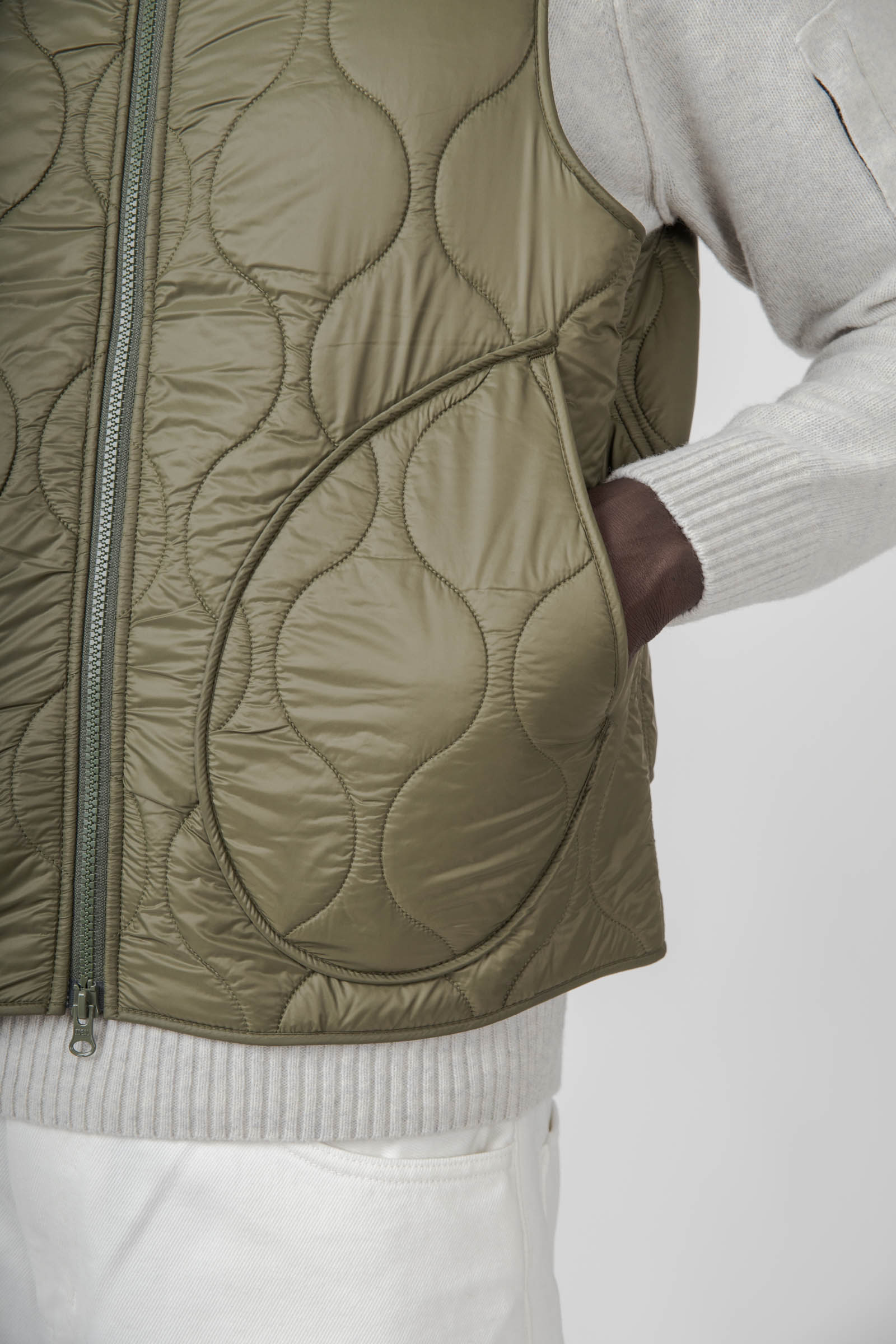 Wool Padded Vest - 5