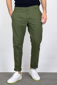 Department Five Pantalone Cotone Verde Militare department five