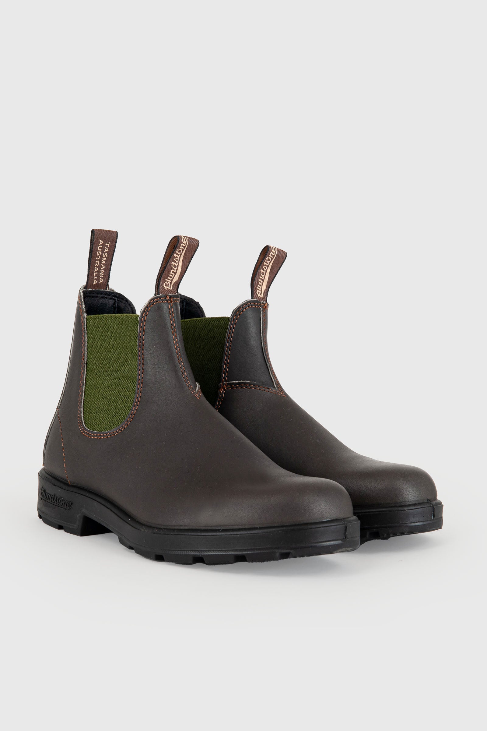 Blundstone Stivaletto Beatle 519 Pelle Stout Brown/Olive - 3