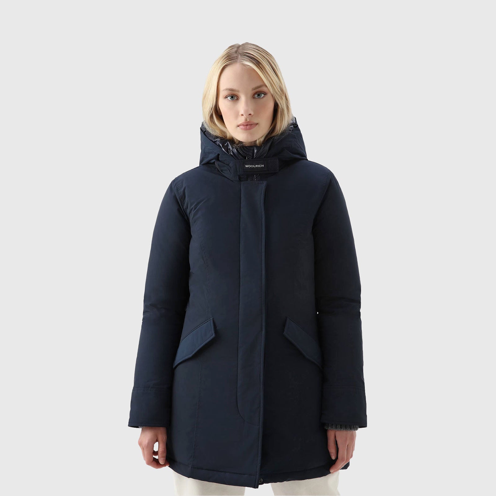 Woolrich Arctic Parka Luxury In Urban Touch Blu Donna - 10