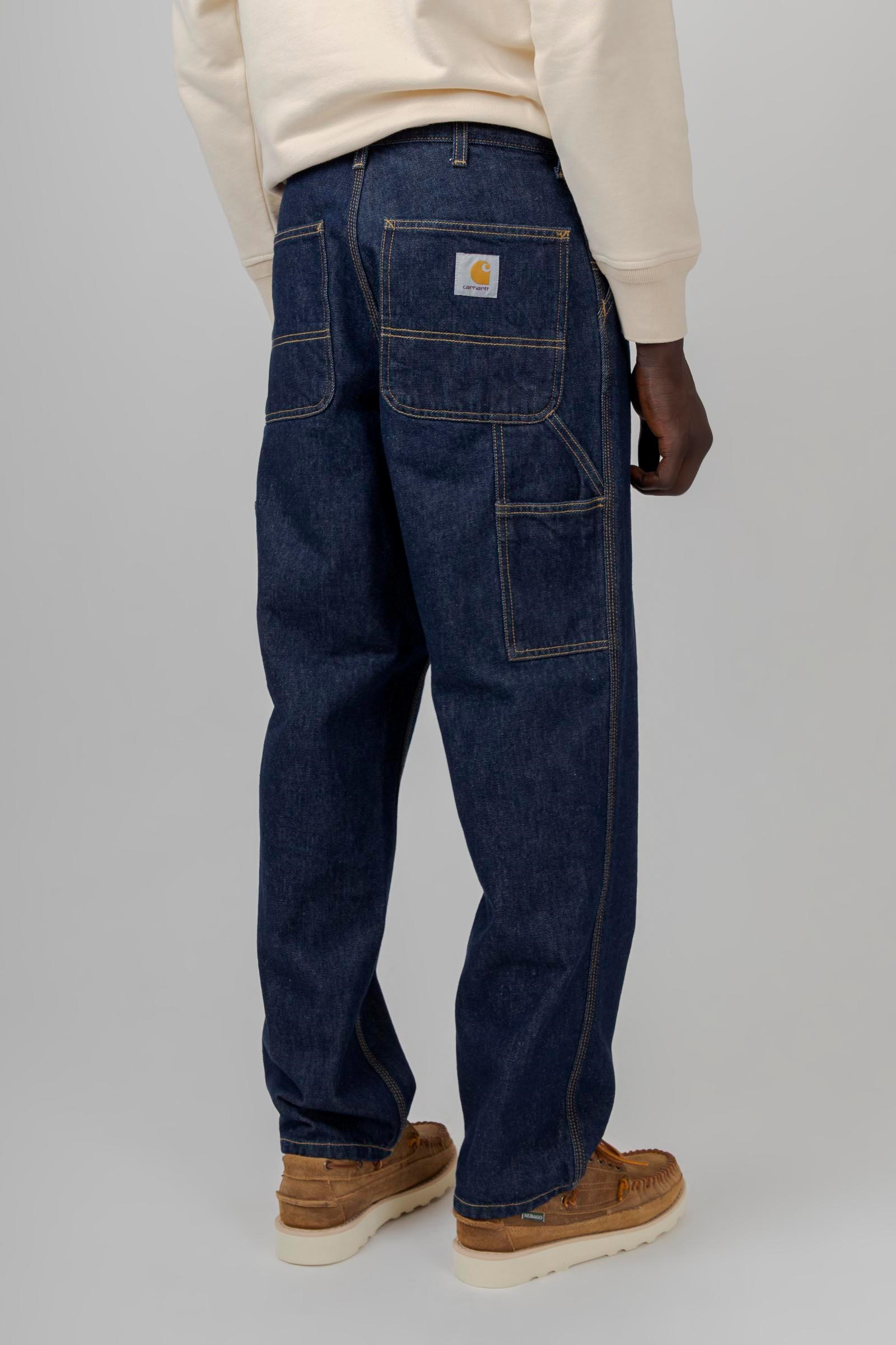 Carhartt Wip Single Knee Pant Blu Scuro Uomo - 5