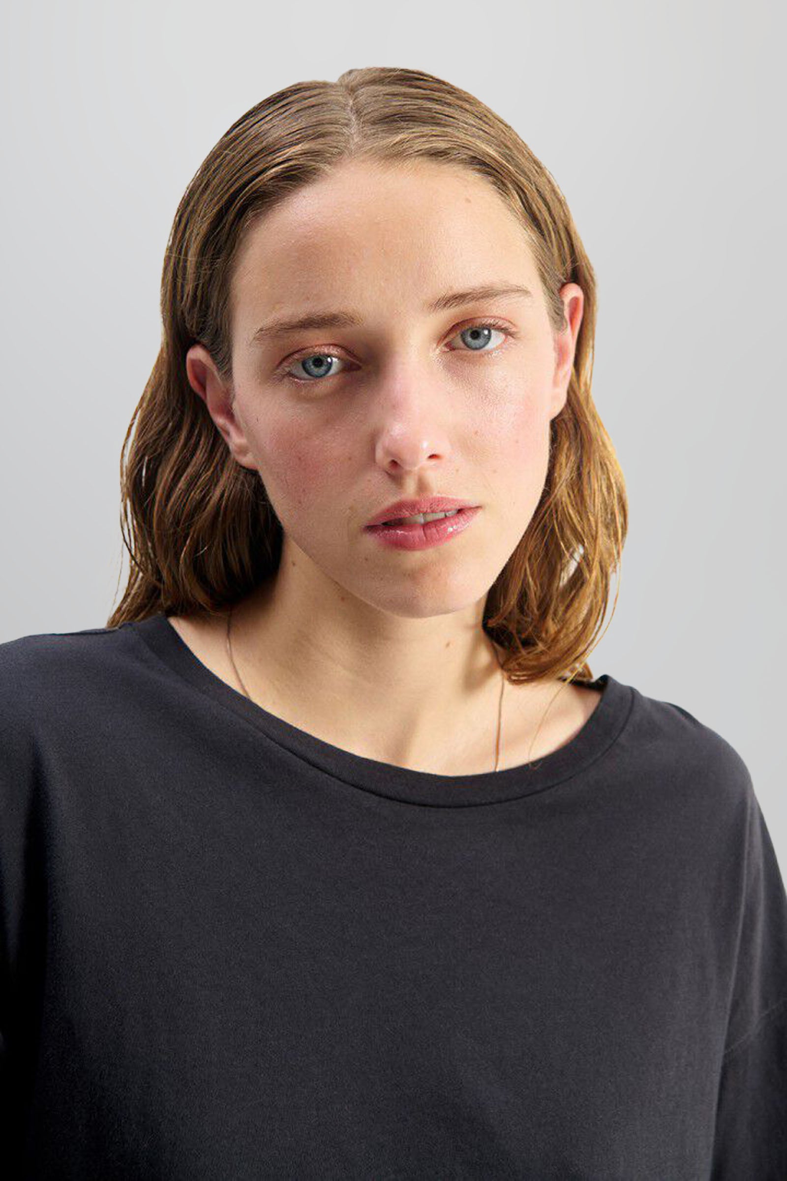 American Vintage T-shirt Apoly Antracite Donna - 6