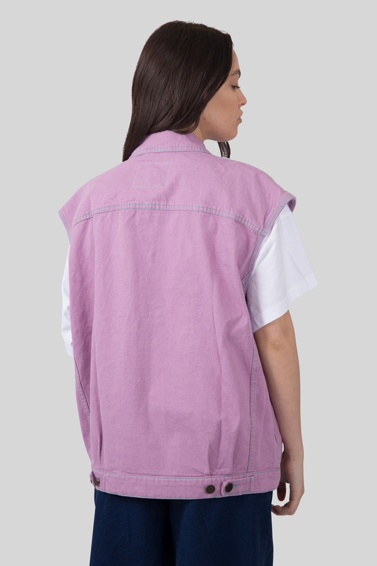 American Vintage Gilet Grezbay Rosa Donna - 5