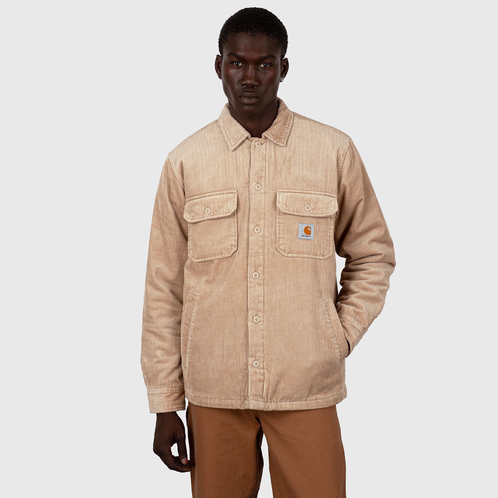 Carhartt Wip Whitsome Shirt Jac Beige Chiaro Uomo - 9