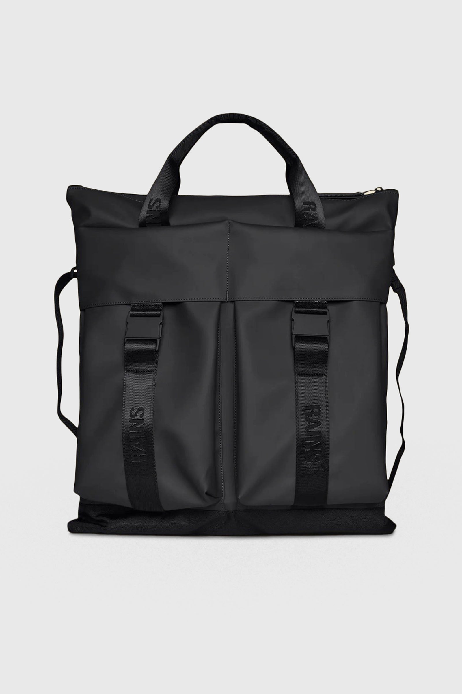 Rains Trail Tote Bag Nero Unisex - 1