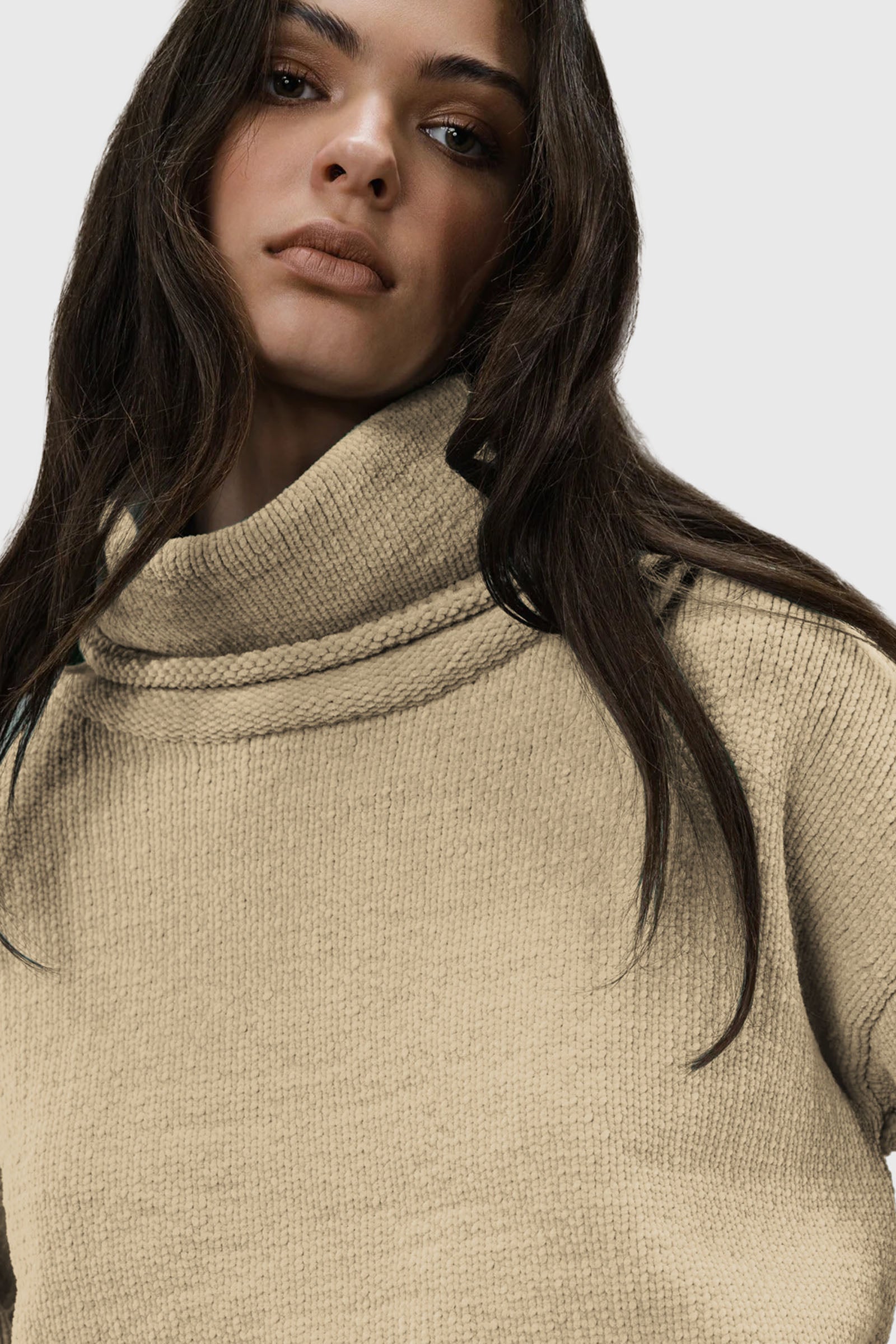 Rrd Maglia Cinematt Turtleneck Wom Taupe Donna - 1