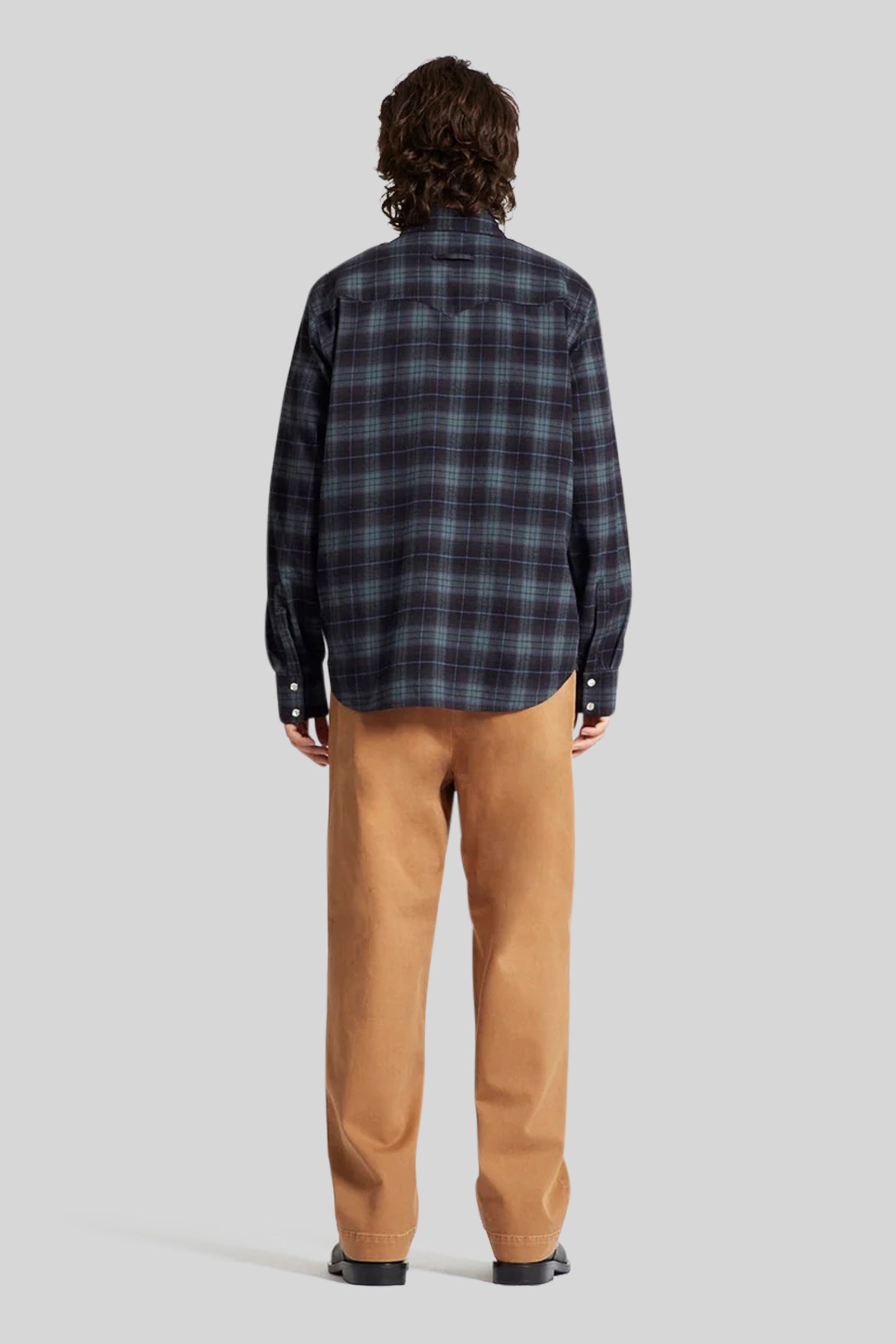 Department Five Camicia Texana Nevada Blu Navy Uomo - 3
