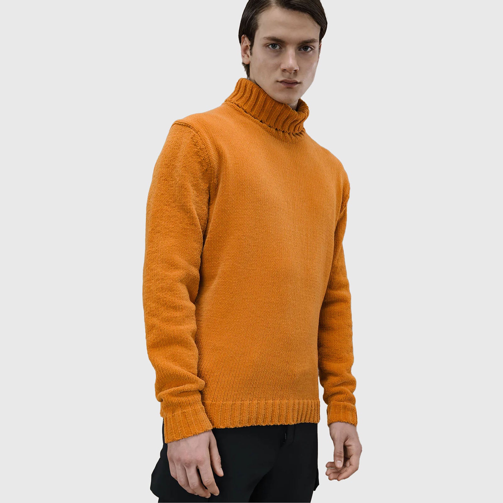 Rrd Cinematt Turtleneck Knit Arancio Uomo - 5