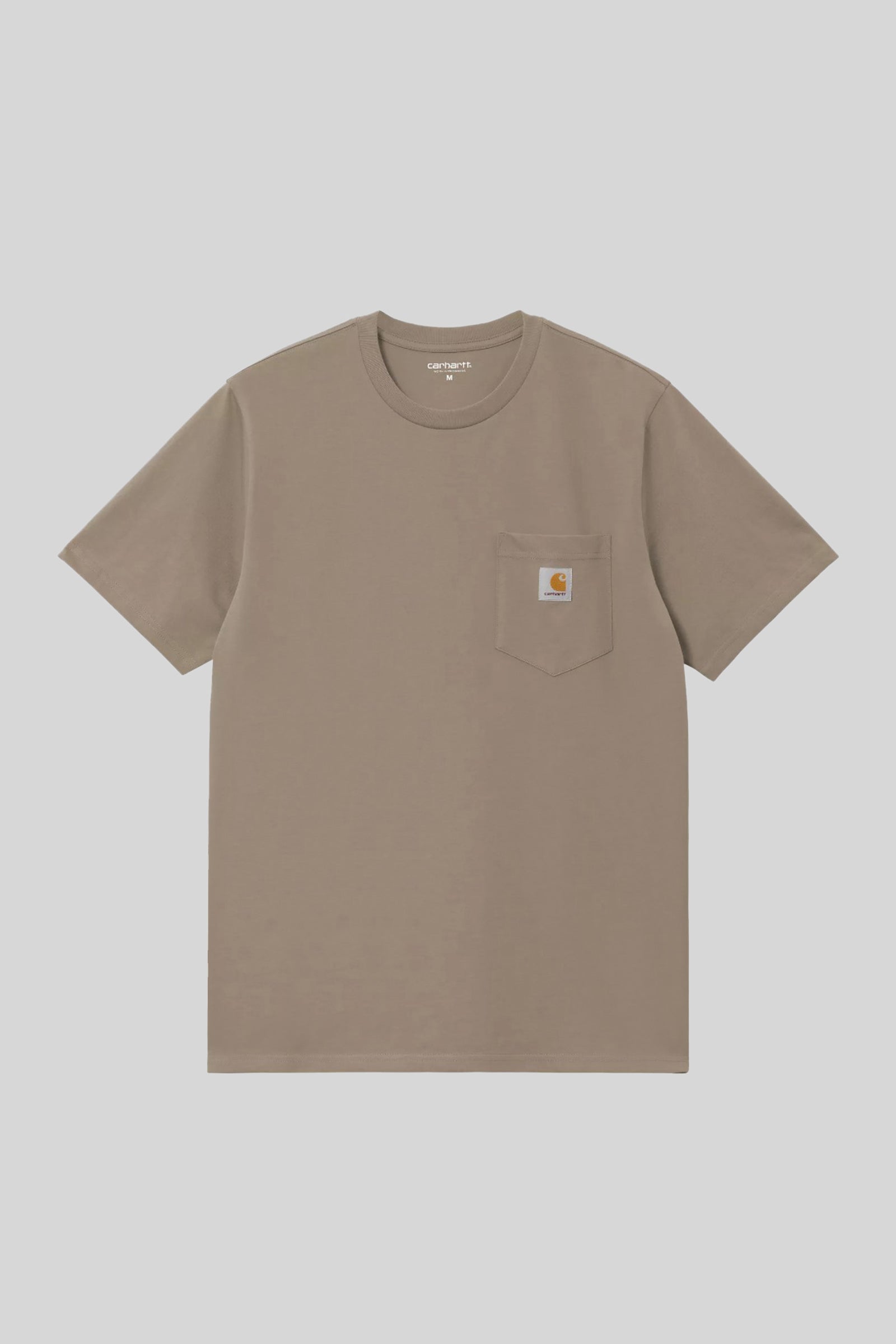 Carhartt Wip Short Sleeve Pocket T-shirt Beige Uomo - 1