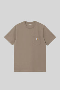 Carhartt Wip Short Sleeve Pocket T-shirt Beige Uomo carhartt wip