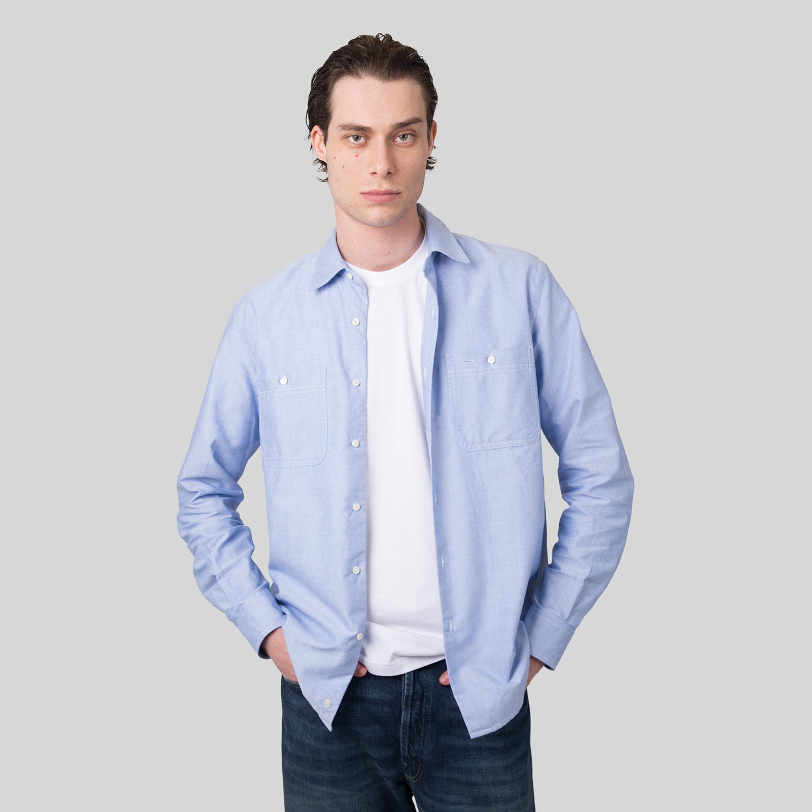 New C Slim Work Shirt - 7