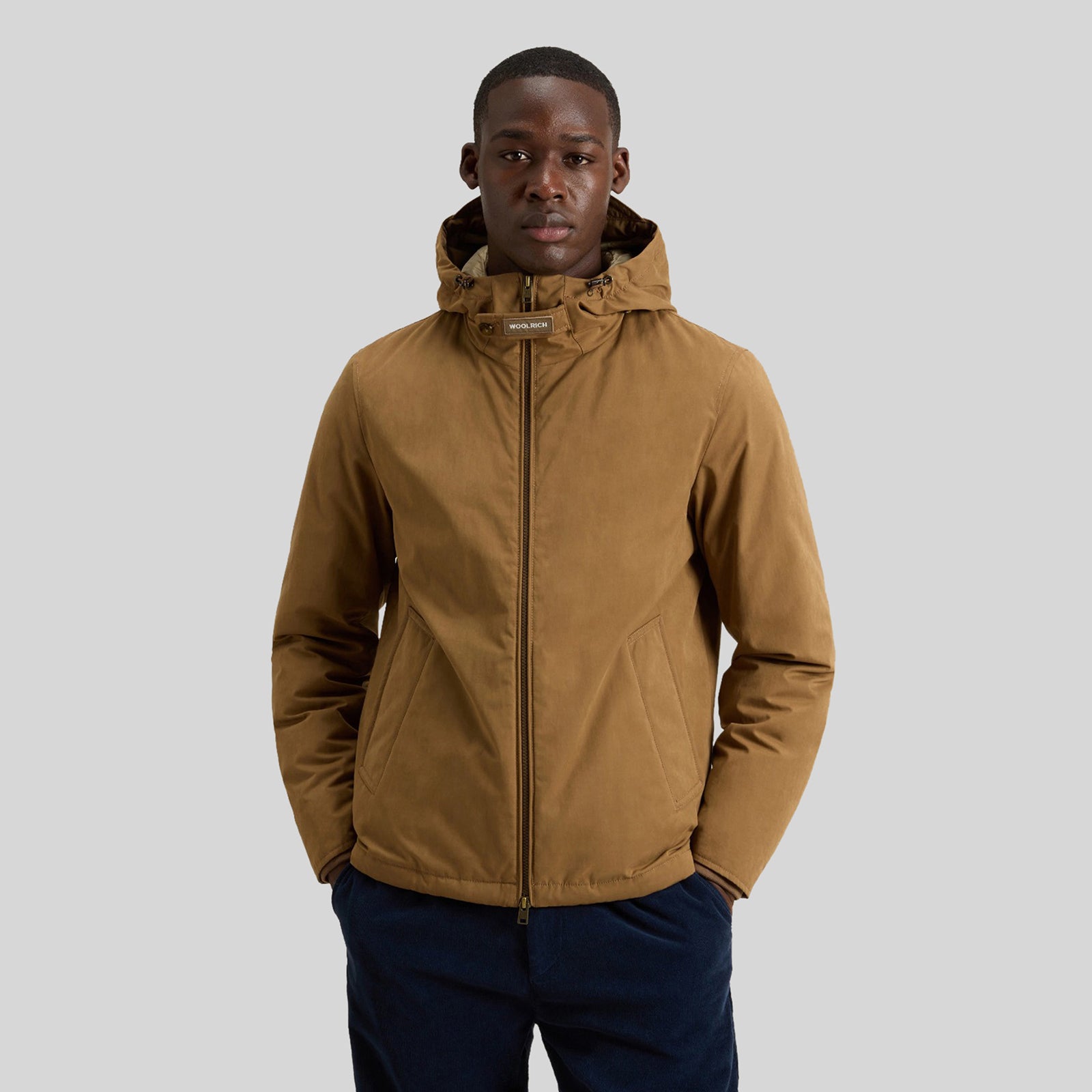 Woolrich Mountain Cloth Pacific Jacket Caffe' Uomo - 8