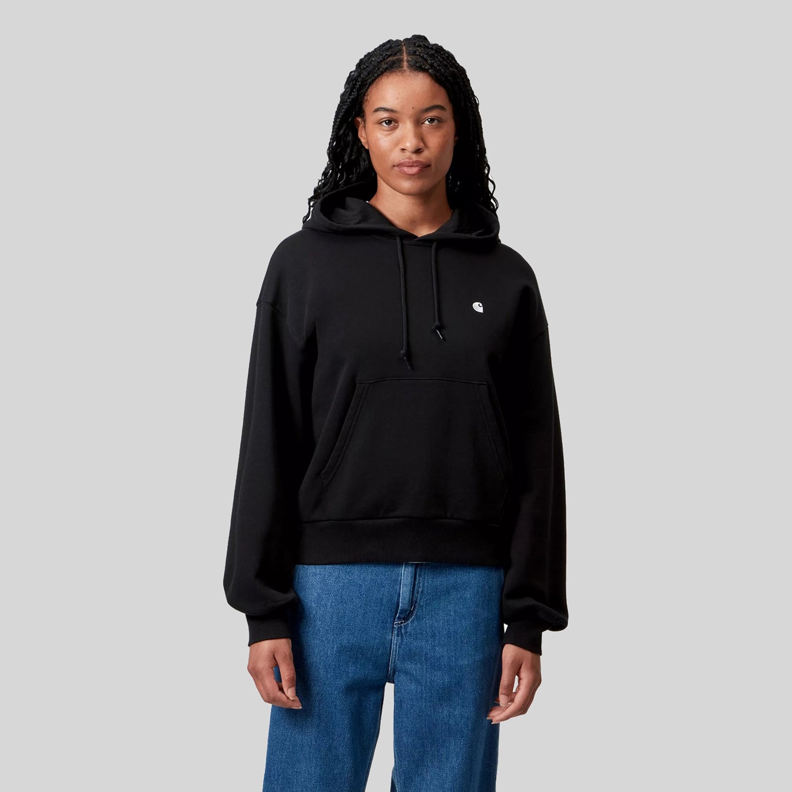 Carhartt Wip W' Hooded Casey Sweatshirt Nero Donna - 4
