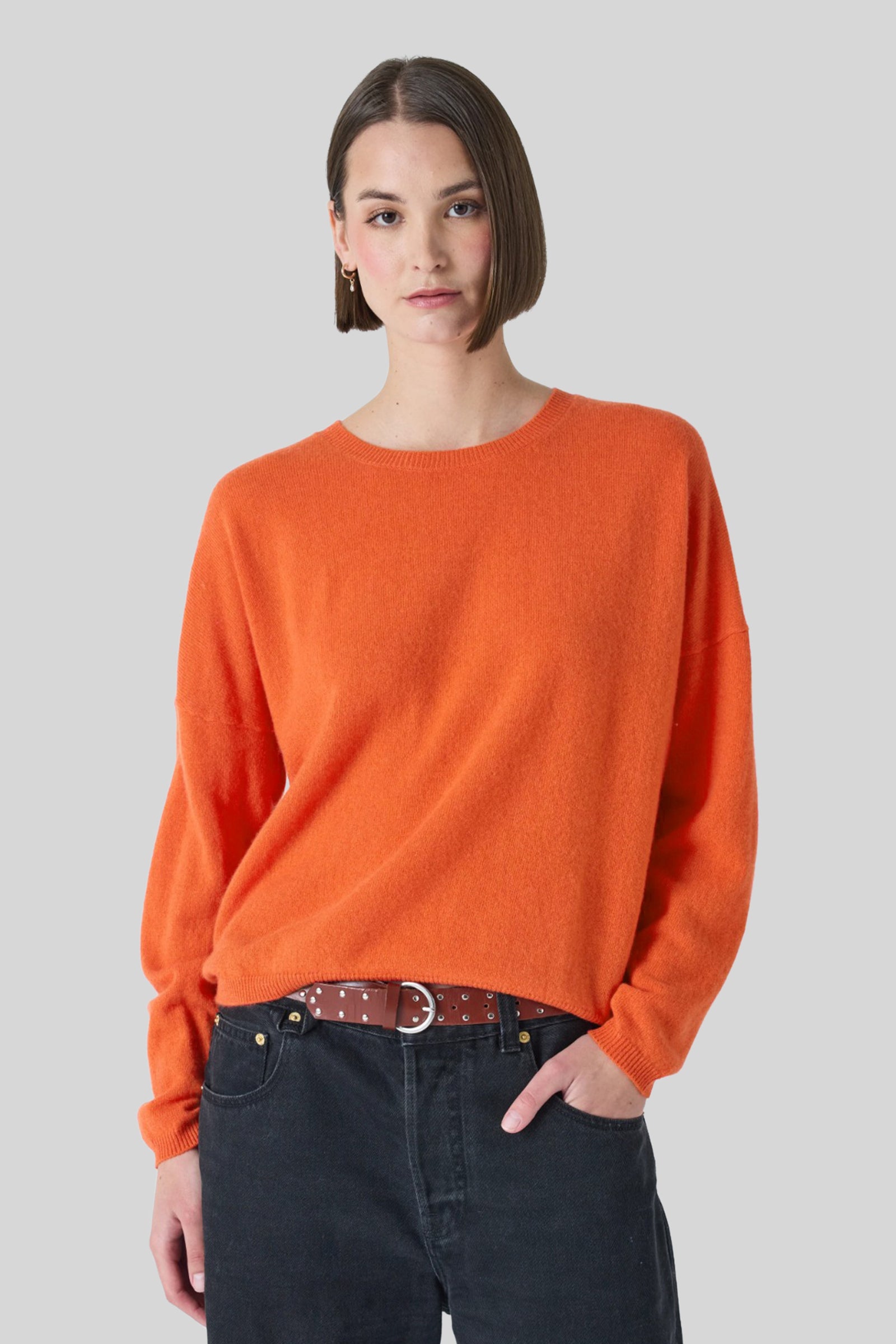 Absolut Cashmere Maglia Kaira Arancio Donna - 1