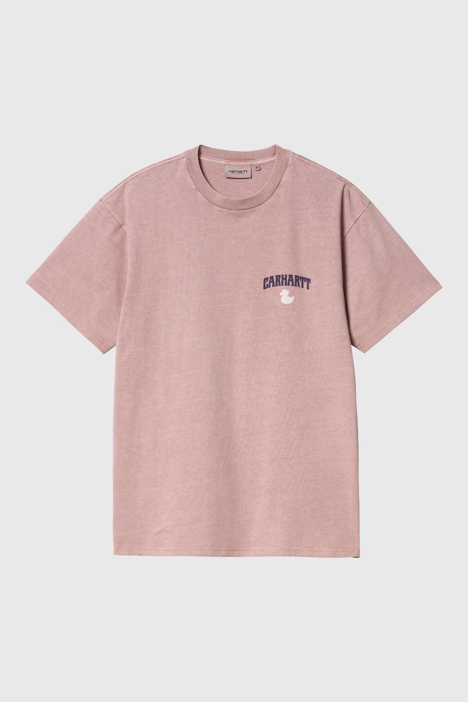 Carhartt Wip T-shirt Short Sleeve Duckin' Rosa Antico Uomo - 4