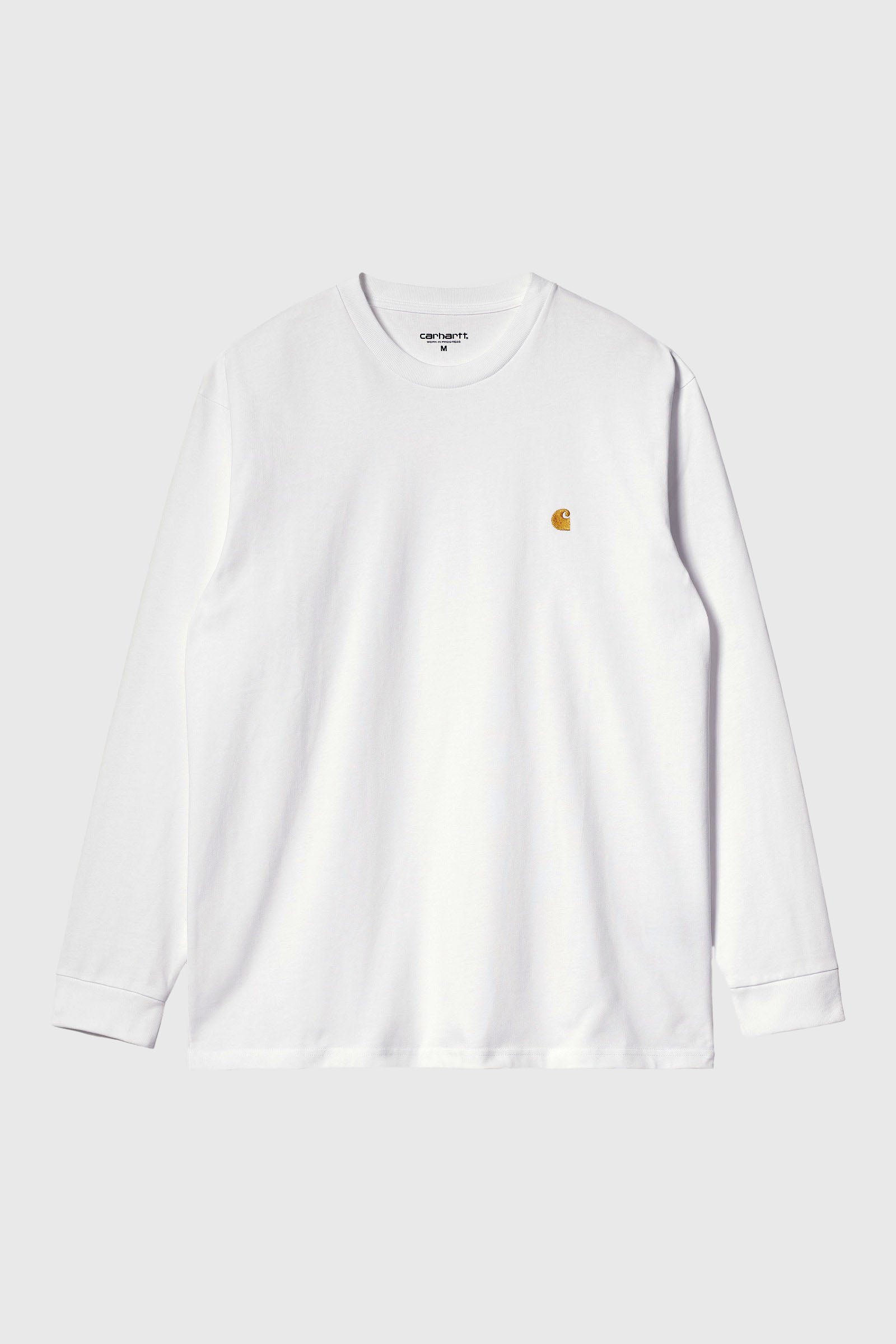 Carhartt Wip T-shirt L/s Chase Bianco Uomo - 6