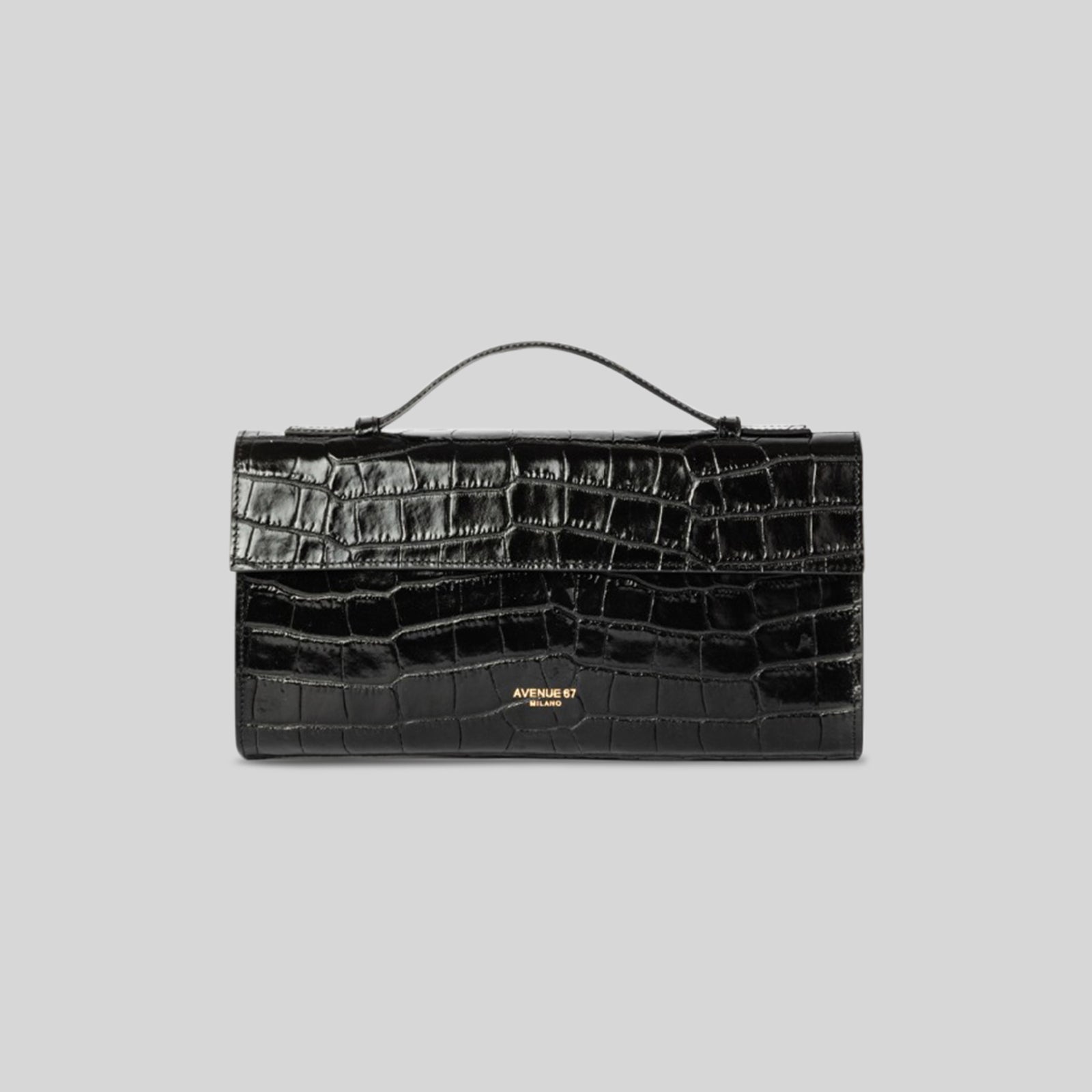 Crocodile Print Paloma Bag - 5