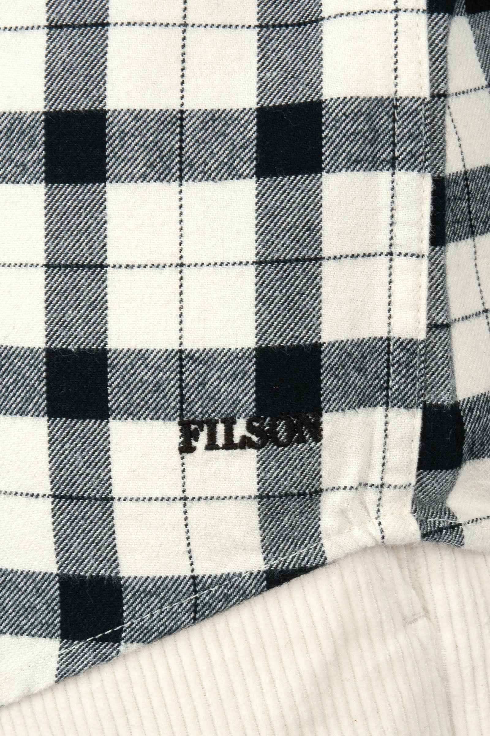 Filson Camicia Alaskan Guide Bianco/nero Uomo - 2