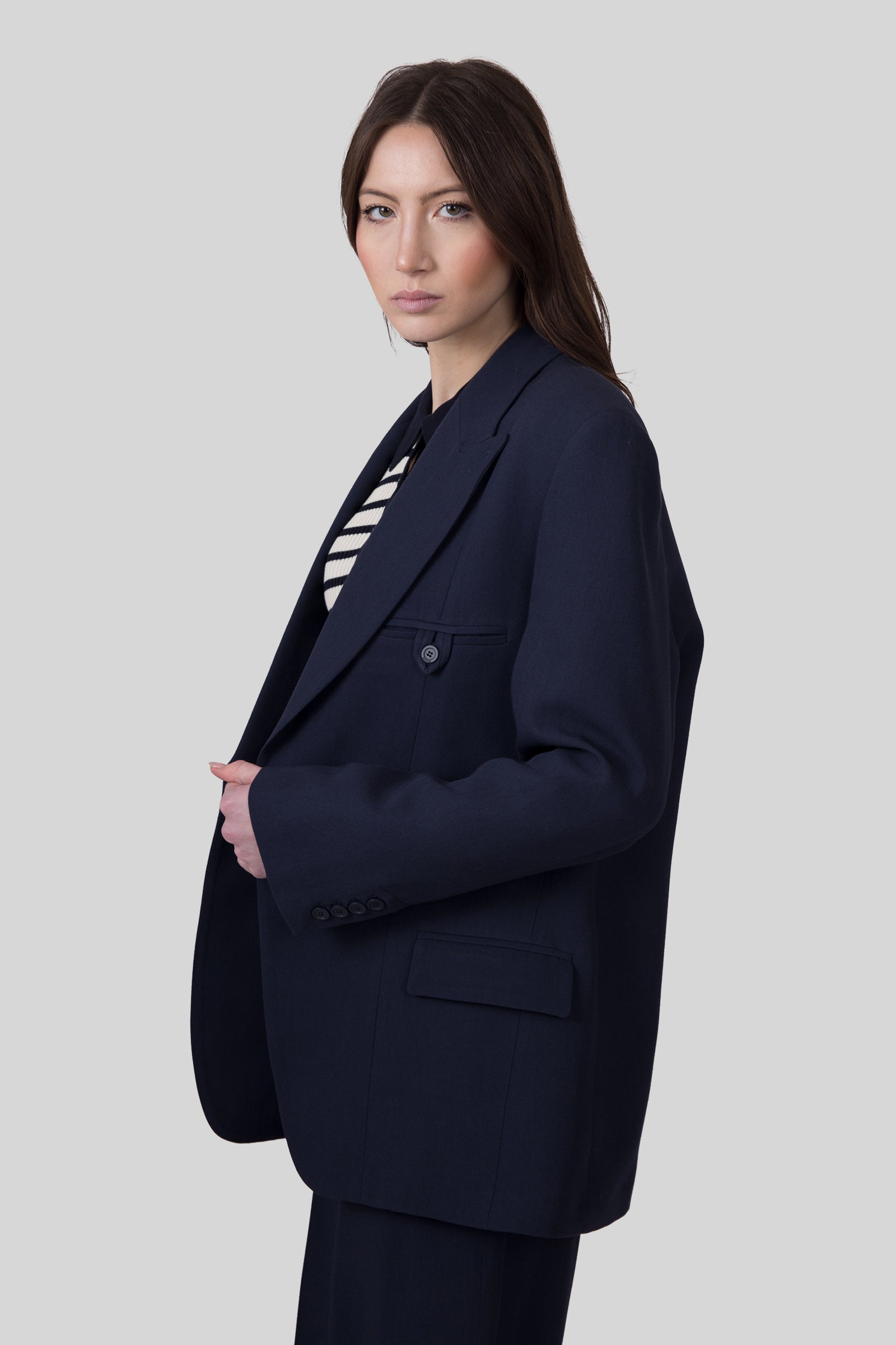 Semicouture Giacca Soledad Blu Donna - 6