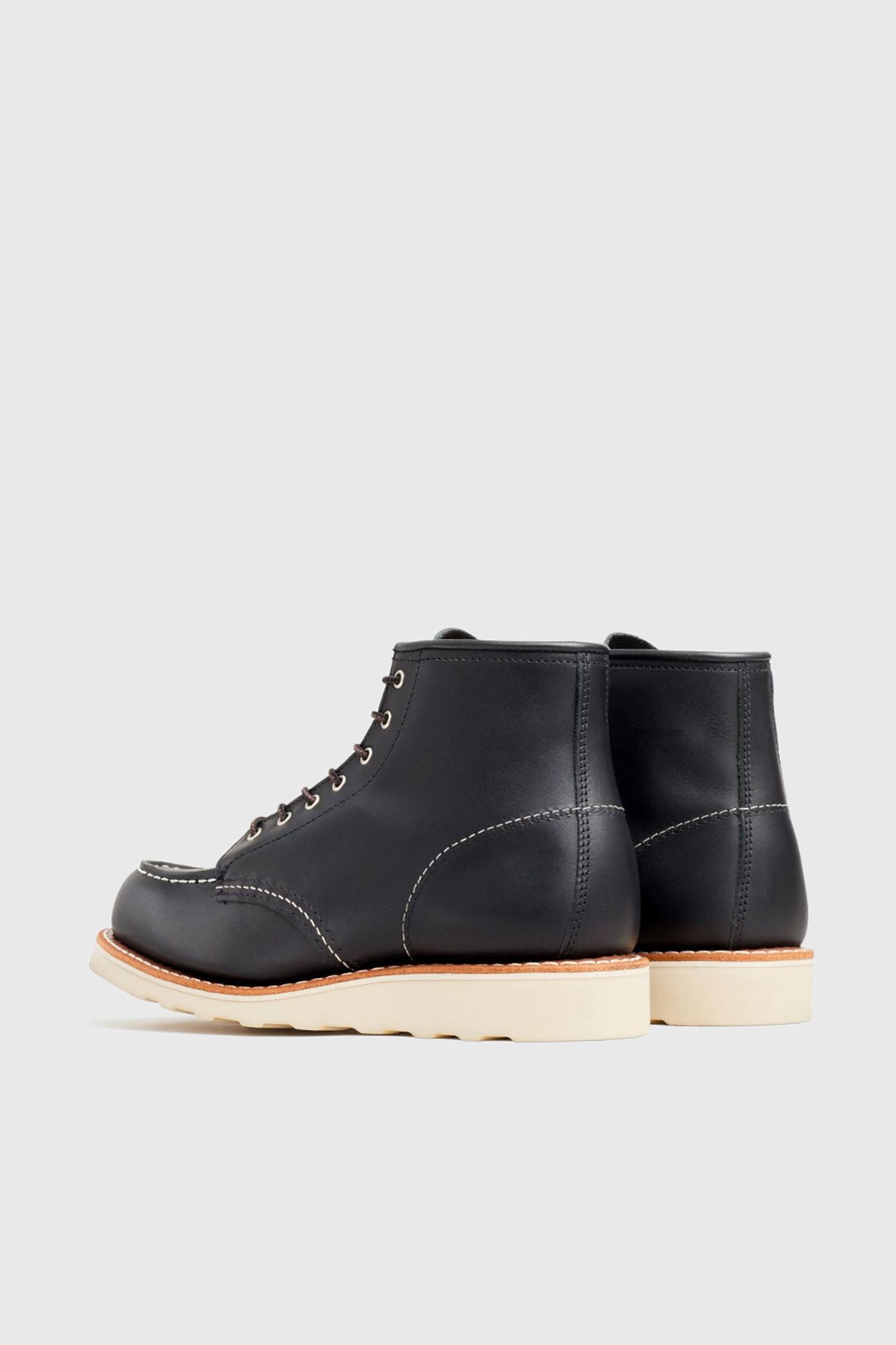 Red Wing Stivaletto 6-inch Classic Moc Toe In Pelle Boundary Nero Donna - 3