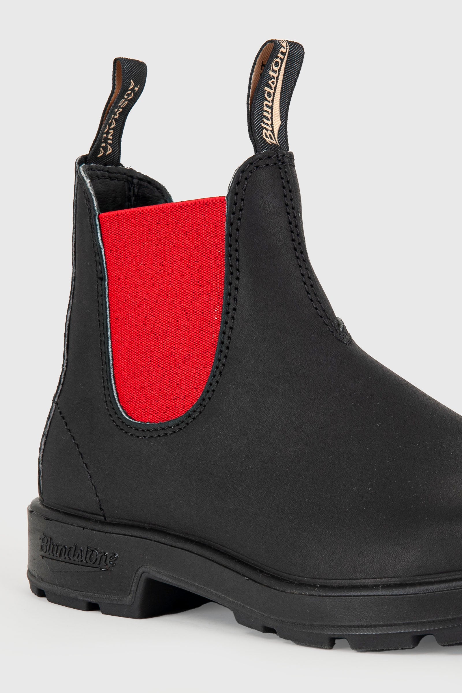 Blundstone Beatle Ankle Boot 508 Leather Black/Red - 5